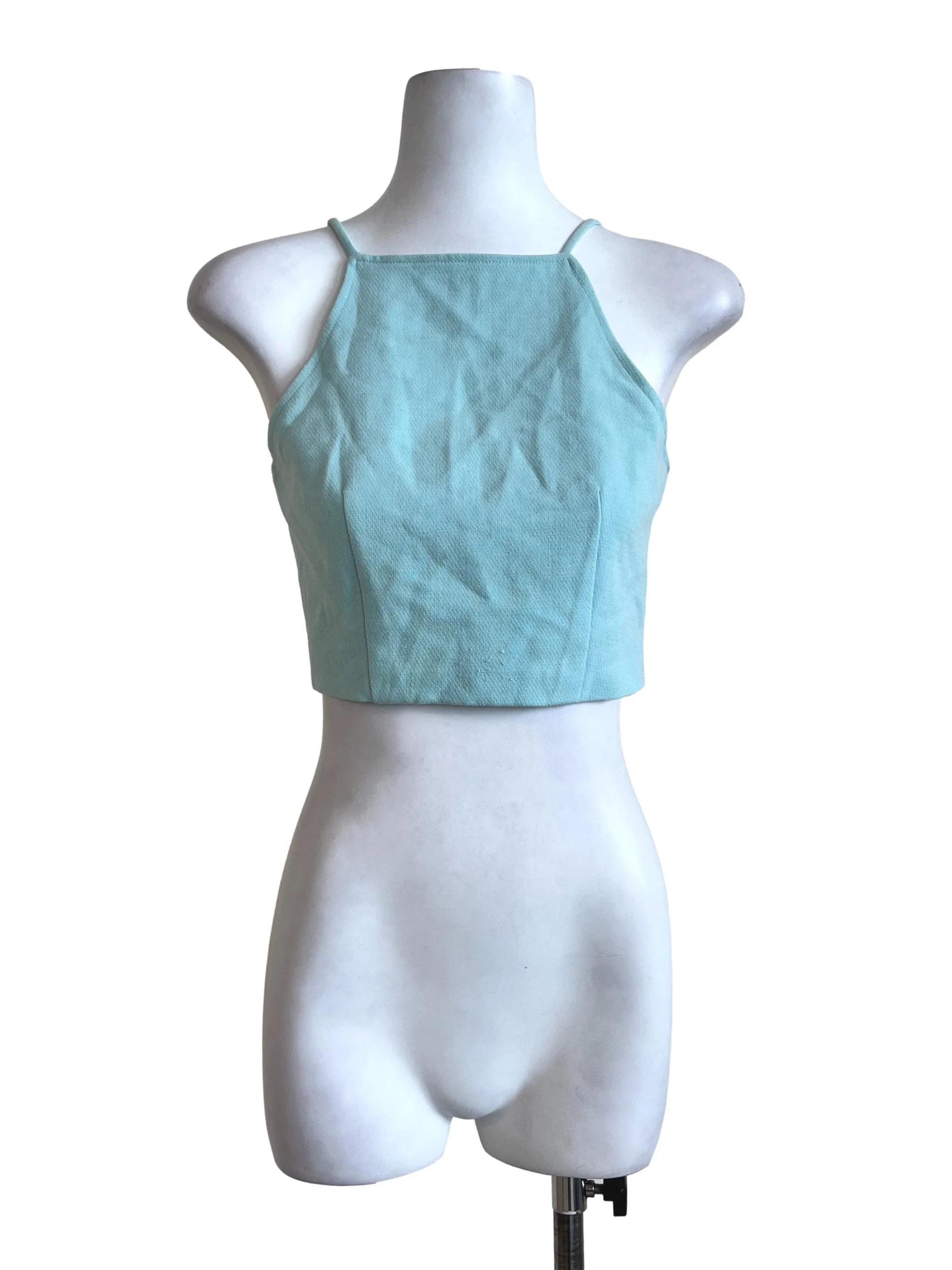 Green Full Lined Basic Top