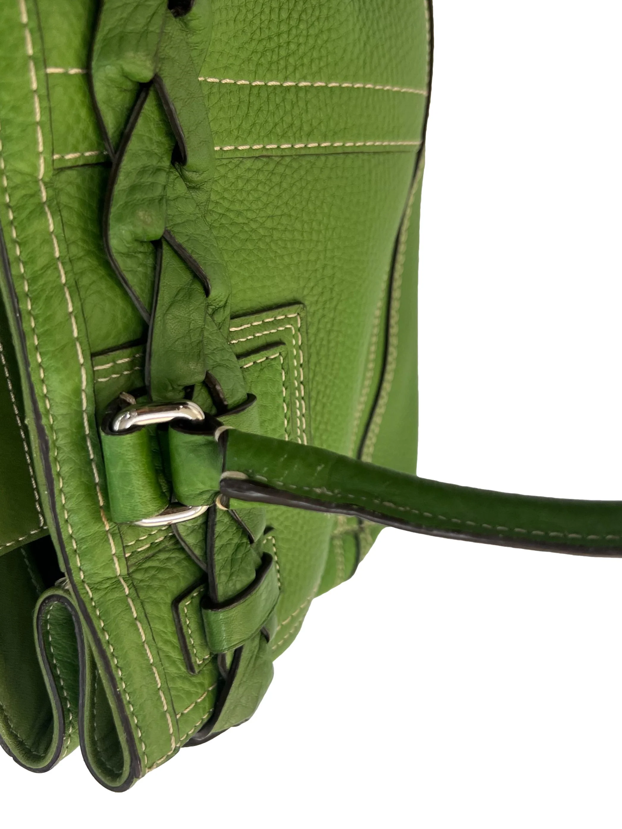 Green Hampton Braided Bag - Image 3