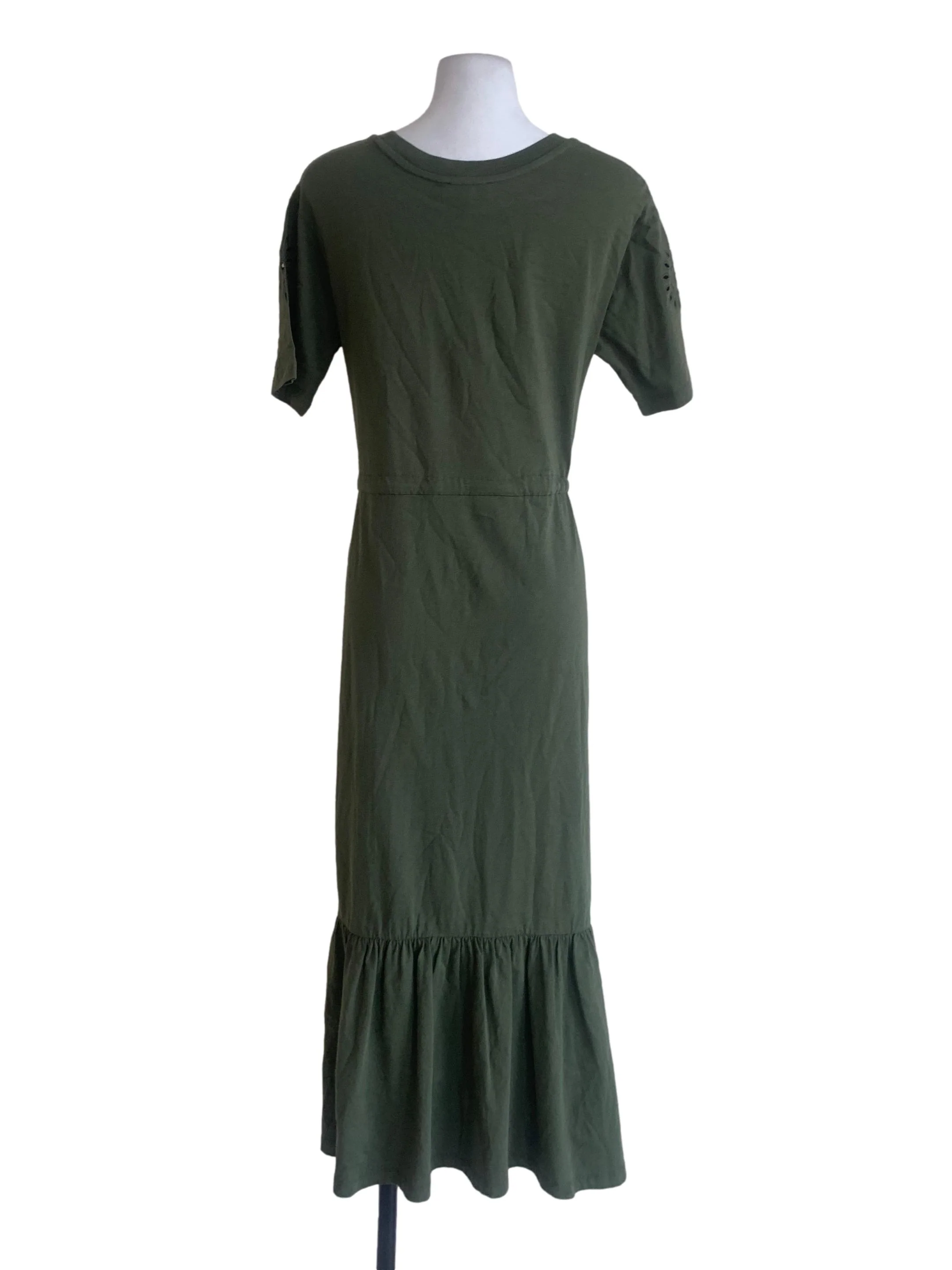 Green Pattern Dress - Image 2