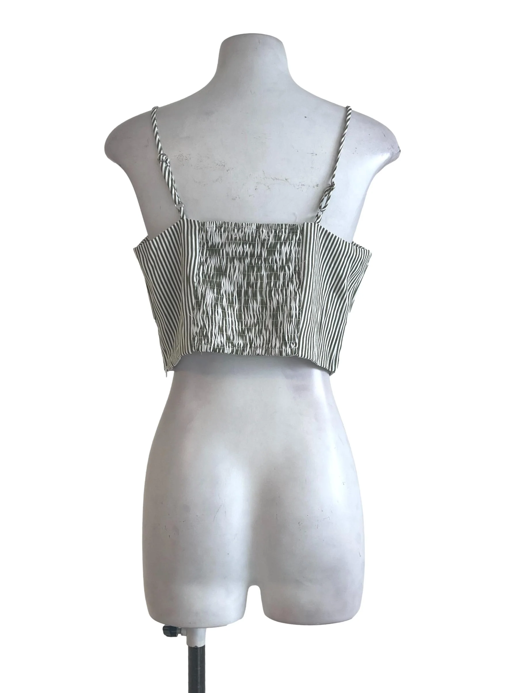 Green White Striped Top - Image 2
