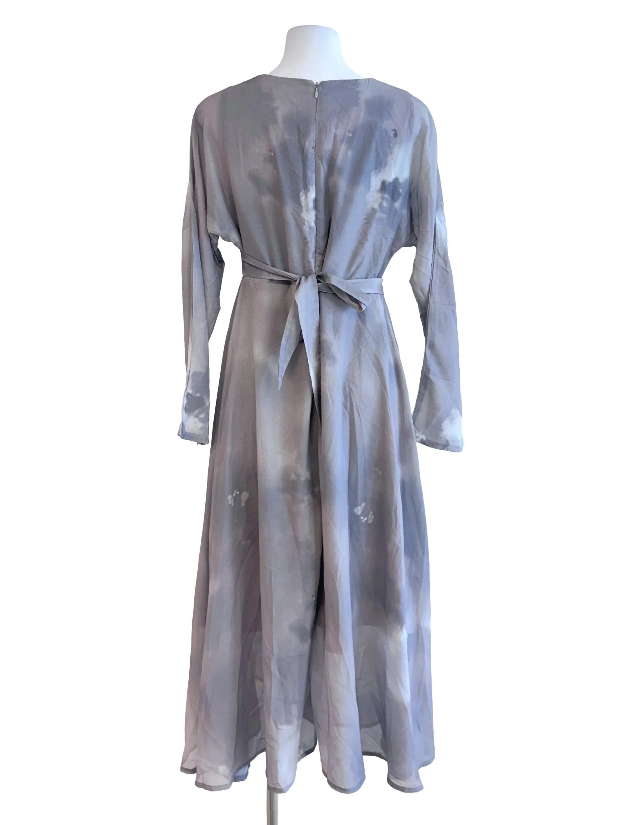 Grey Abstract Dress - Image 2