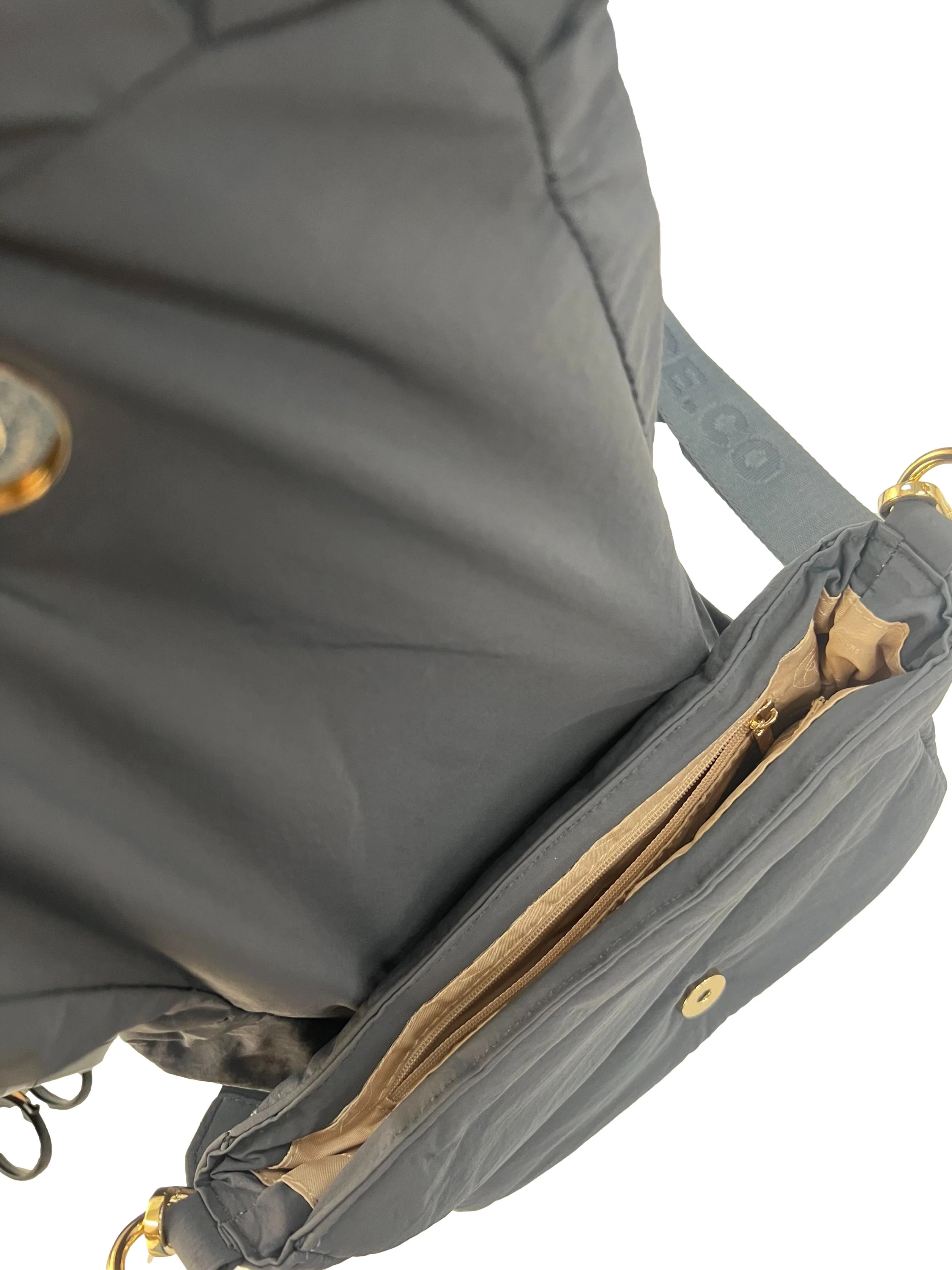 Grey Paula Puffer Crossbody - Image 3