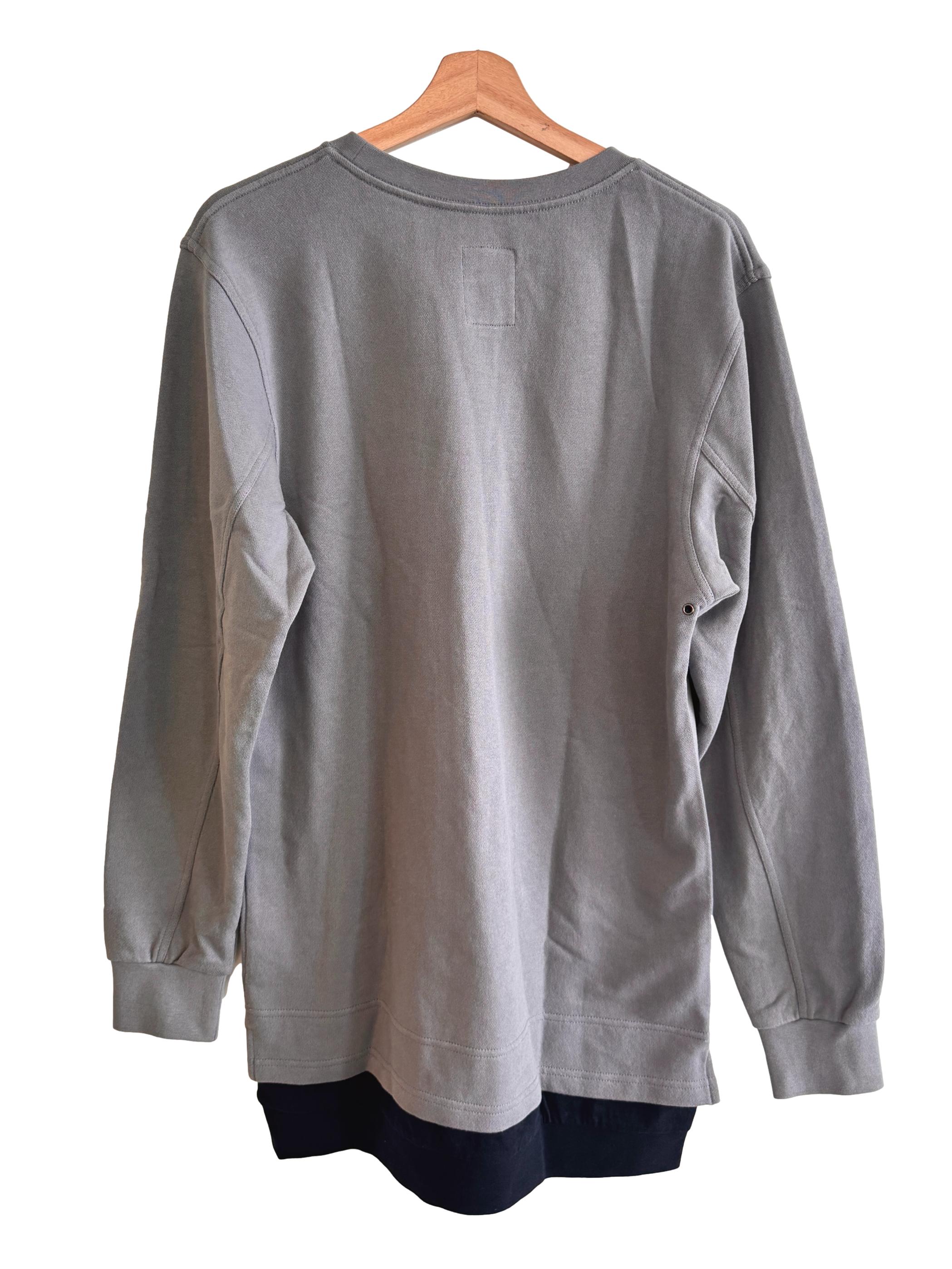 Grey Plain Sweatshirt - Image 2