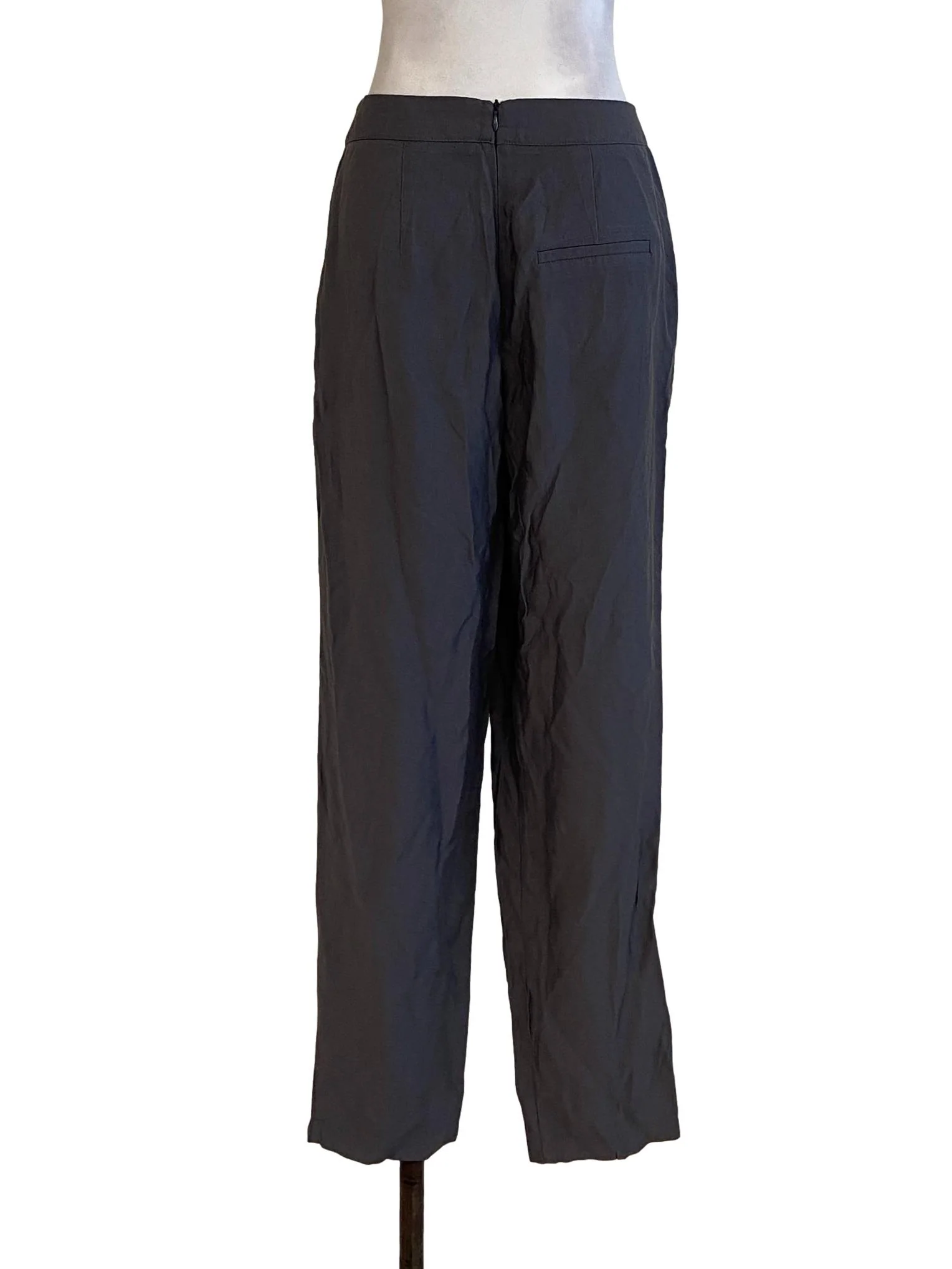 Grey Twill Formal Pants - Image 2