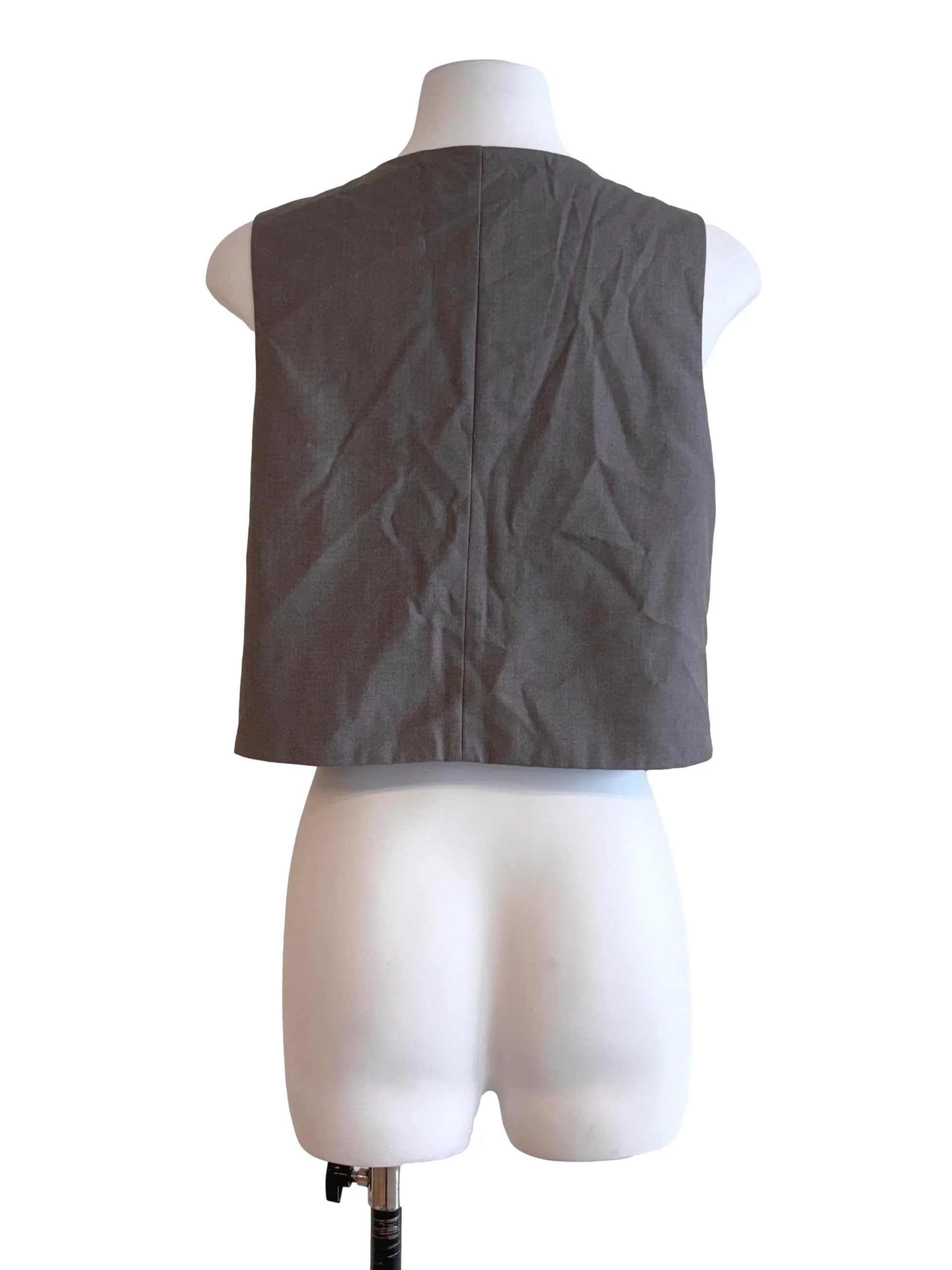 Grey V Neck Vest LB - Image 2