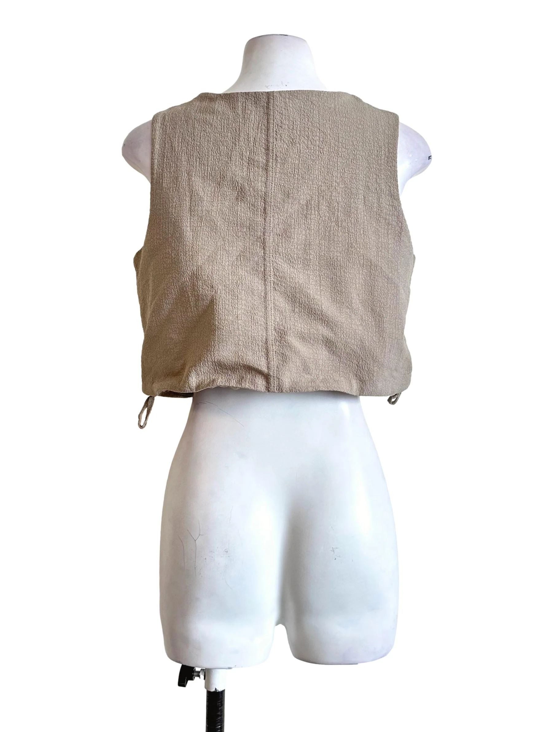 Hazelnut Beige Texture Top - Image 2