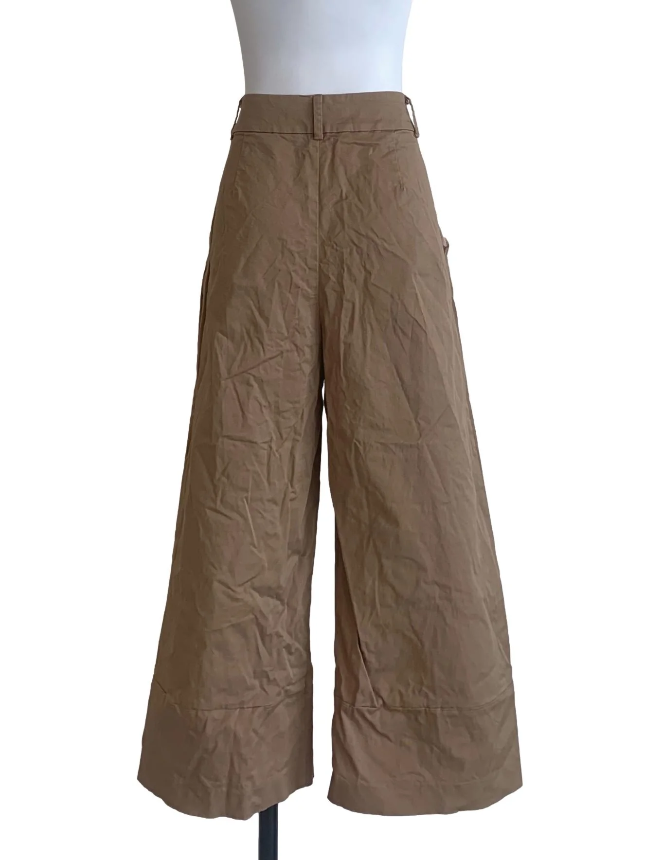 Hazelnut Beige Wide Leg Pant - Image 2