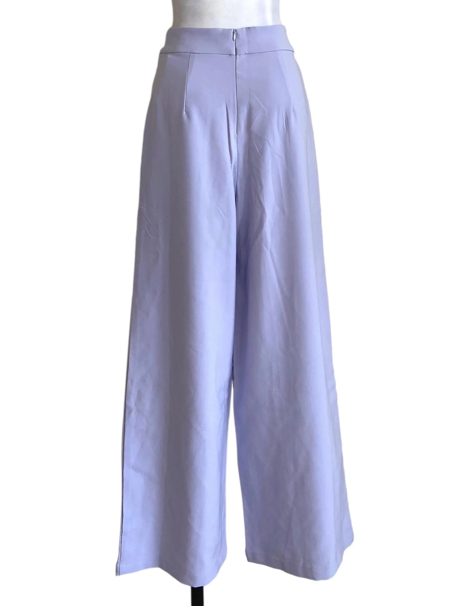 Heather Purple High Waist Formal Pants - Image 2
