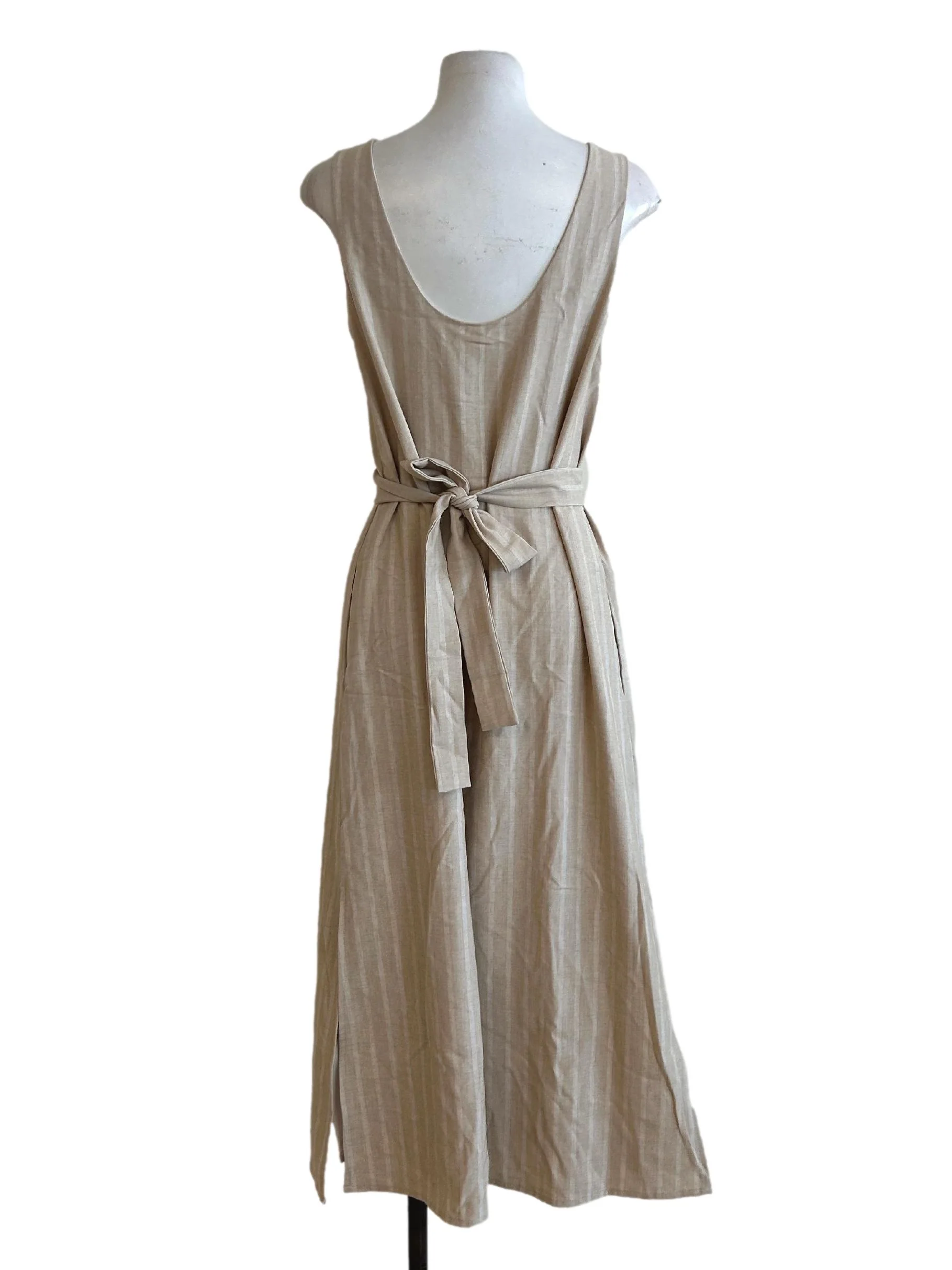 Herringbone Striped Midi Dress OSN - Image 2