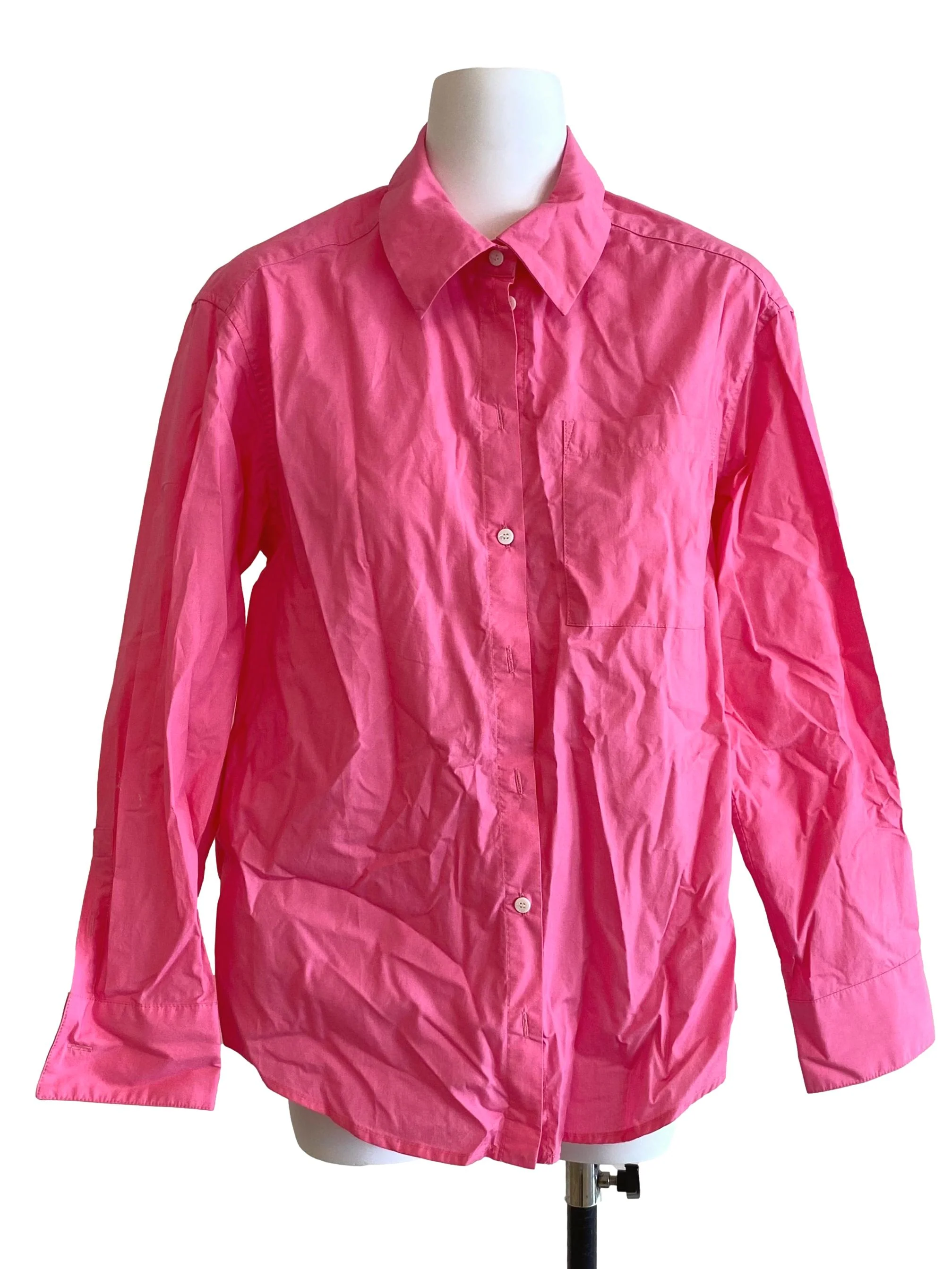 Hot Pink Formal Collared Shirt TEM
