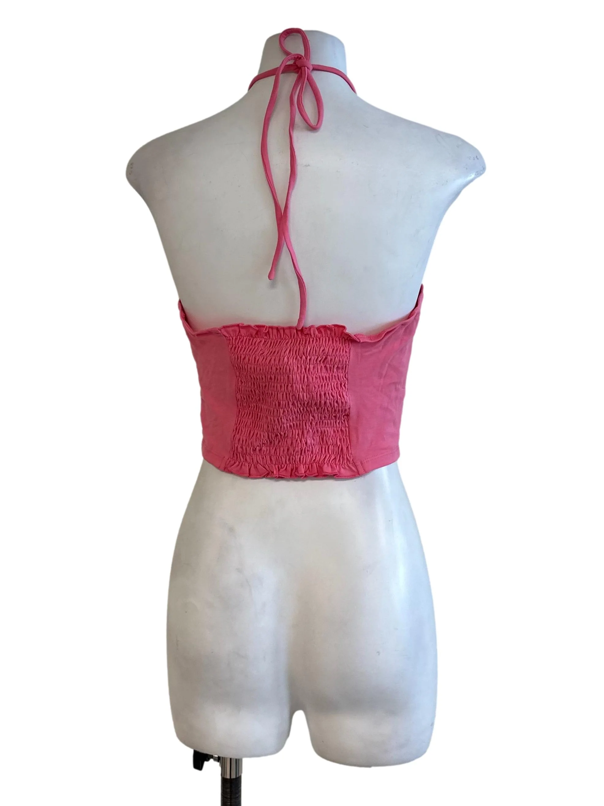 Hot Pink Halter Top - Image 2