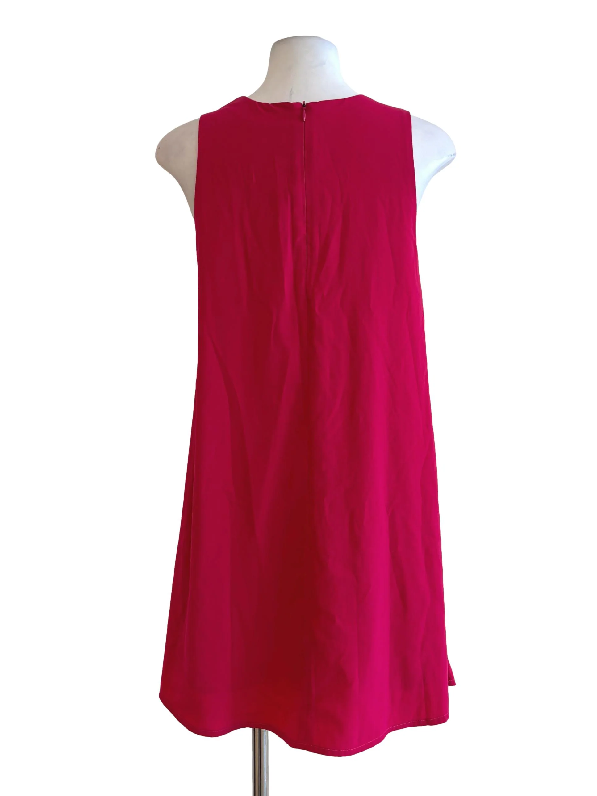 Hot Pink Sleeveless Shift Dress - Image 2