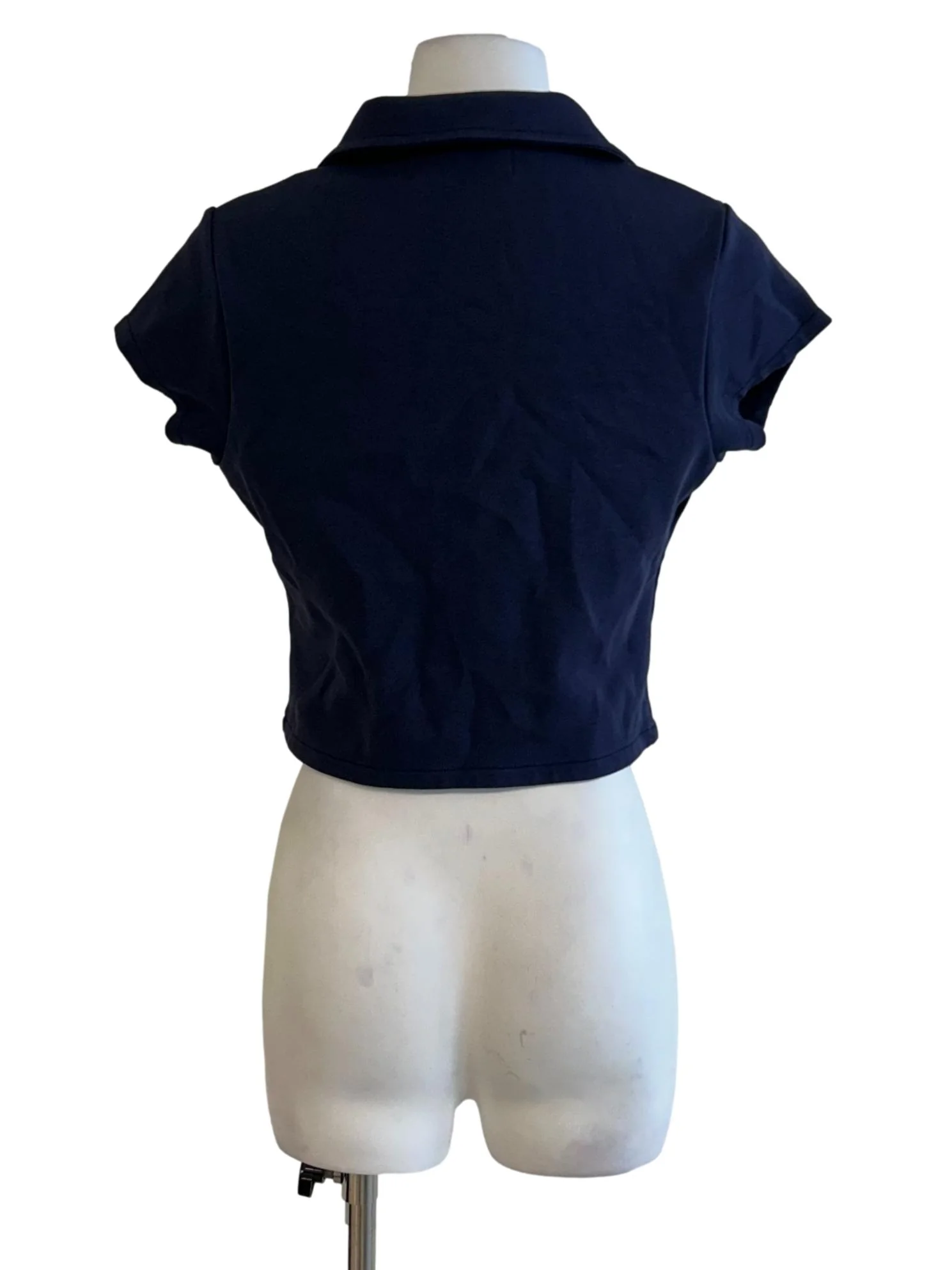 Indigo Blue Collar Top - Image 2