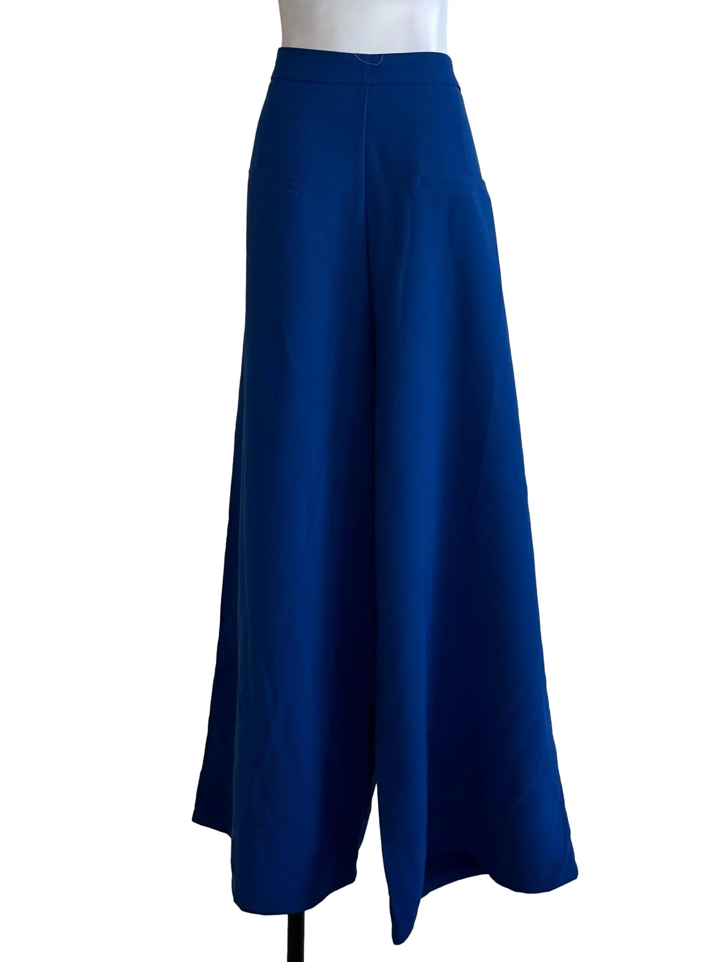 Indigo Blue High Waist Straight Pants - Image 2