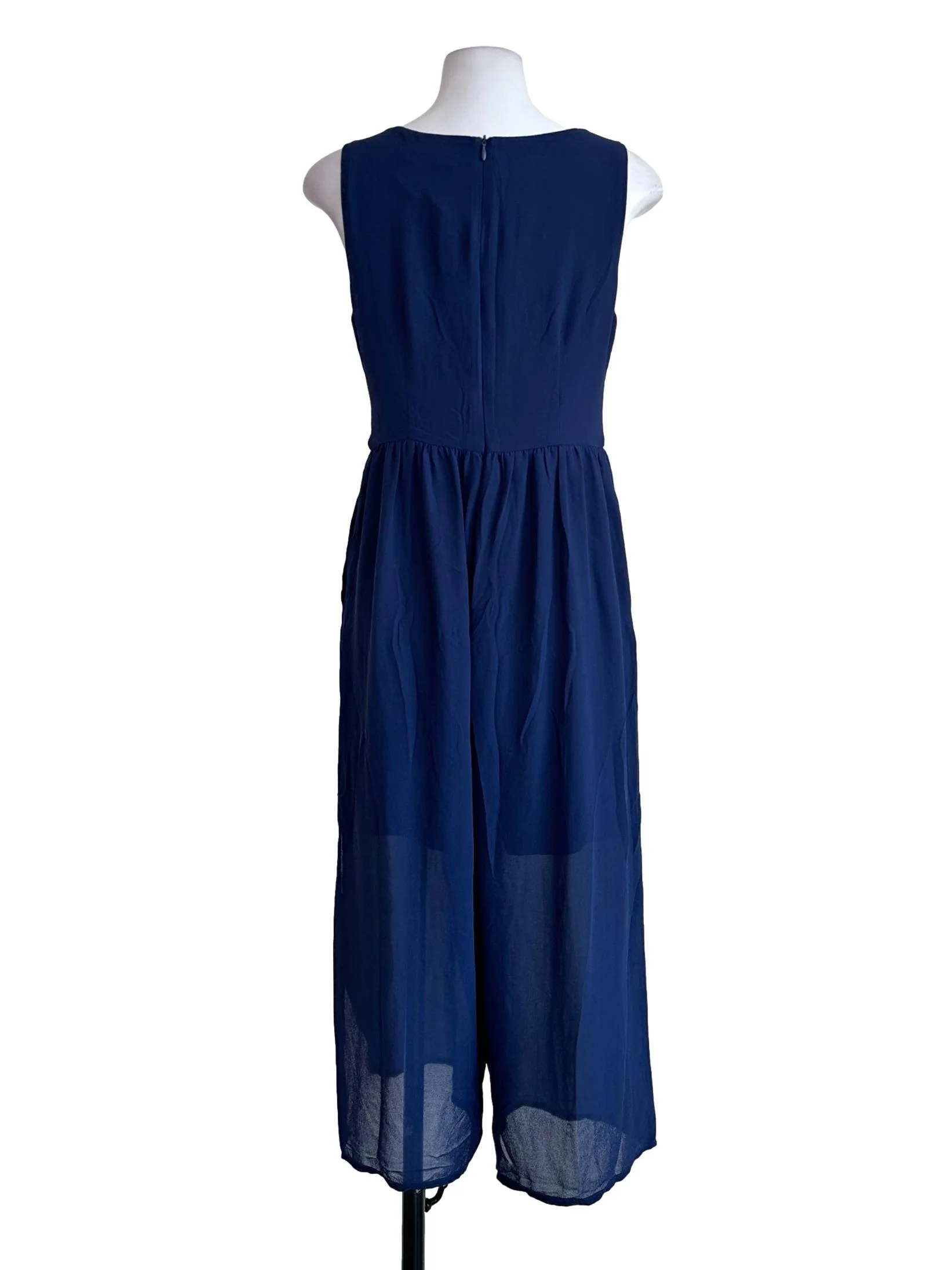 Indigo Blue Plain Jumpsuits - Image 2