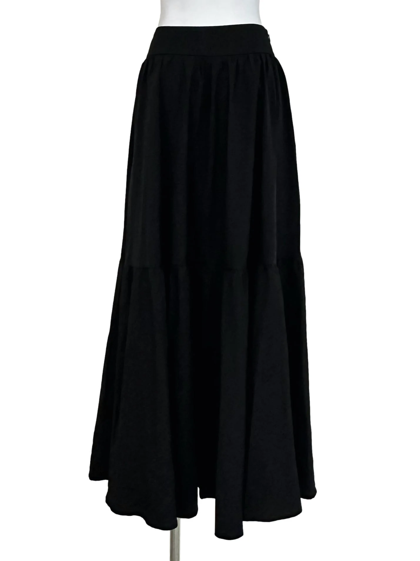 Ink Black A-Line Skirt - Image 2