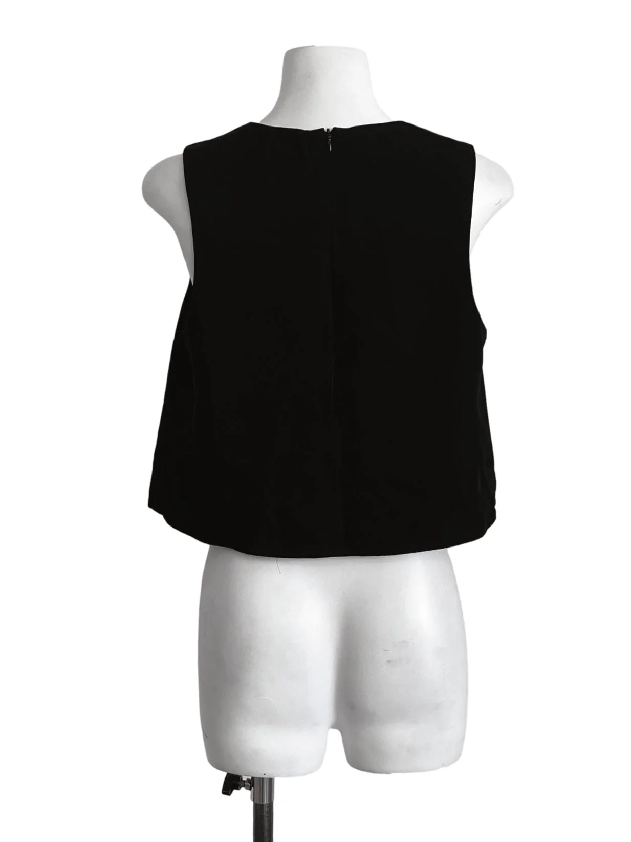 Ink Black Basic Loose Top - Image 2