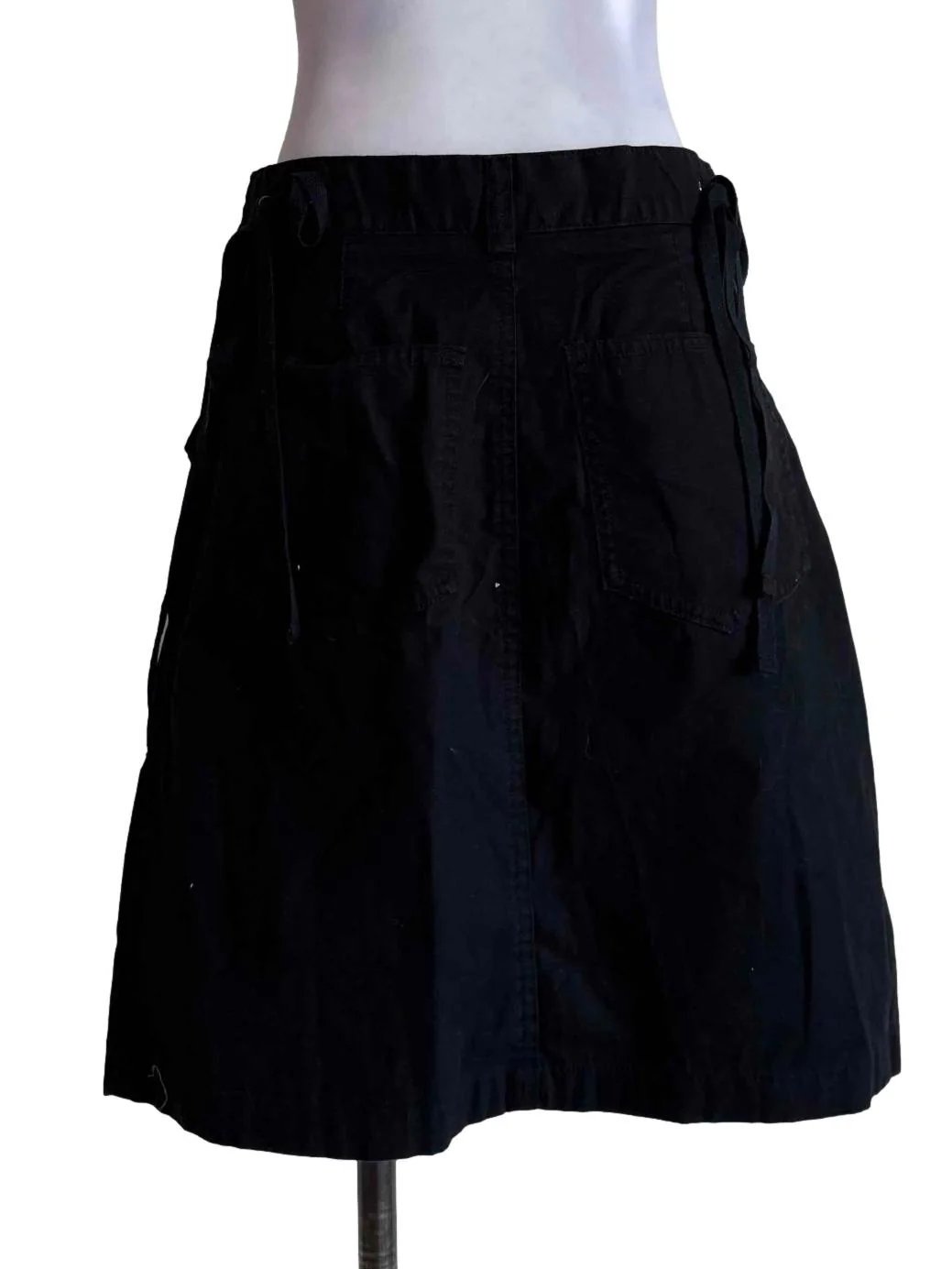 Ink Black Short Skirt - Image 2