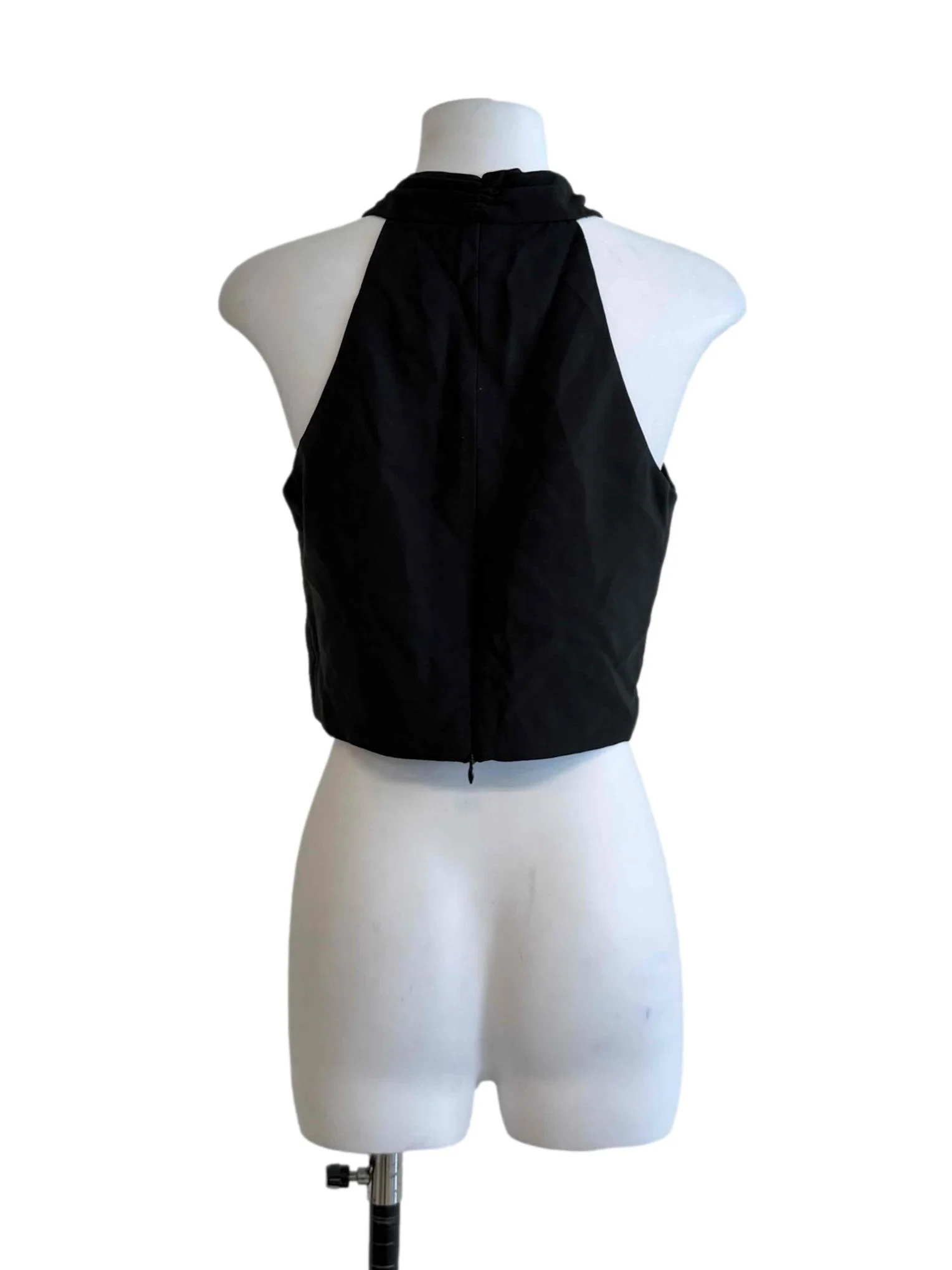Ink Black Sleeveless Top - Image 2