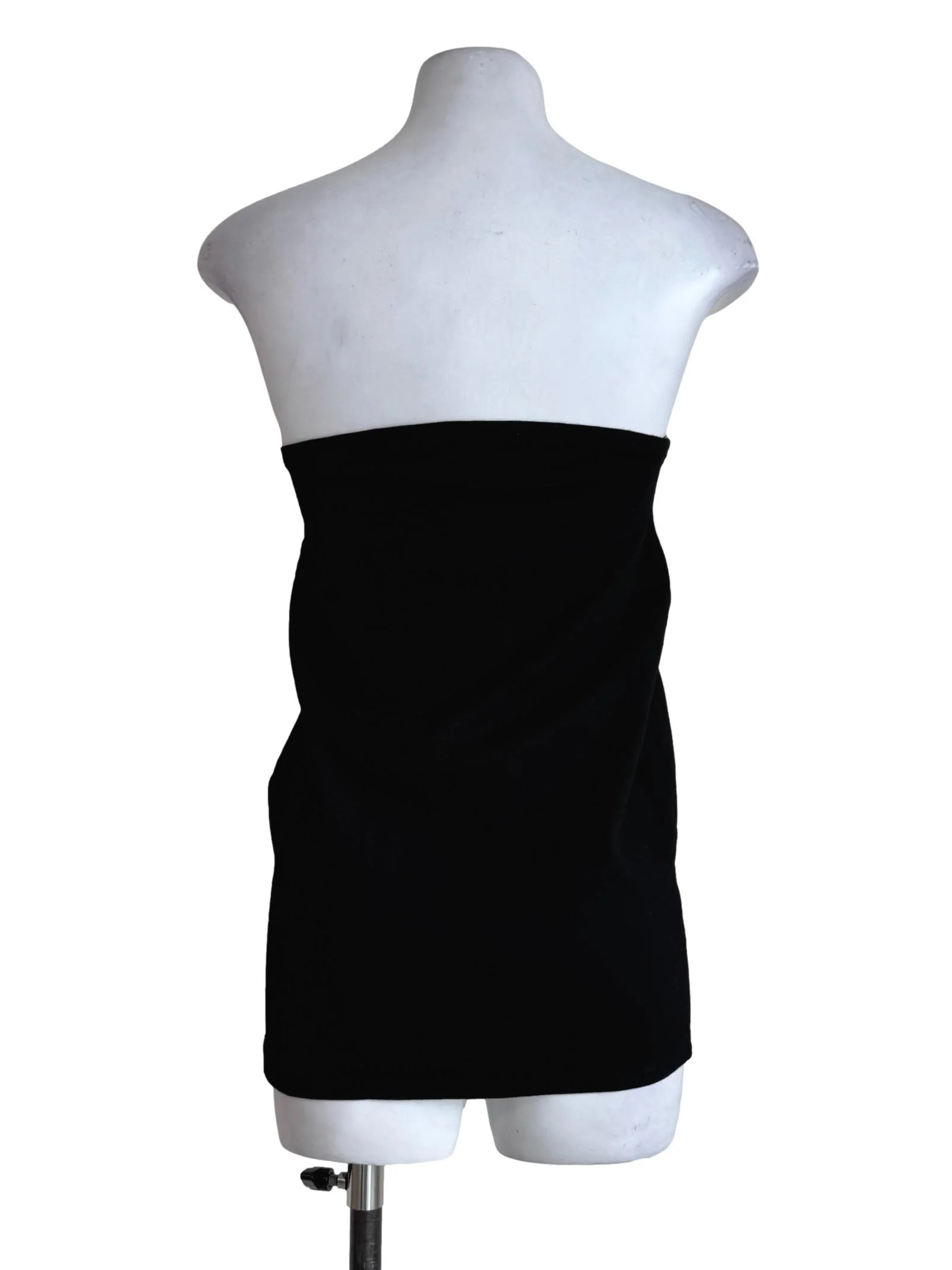 Ink Black Strapless Tube Top - Image 2