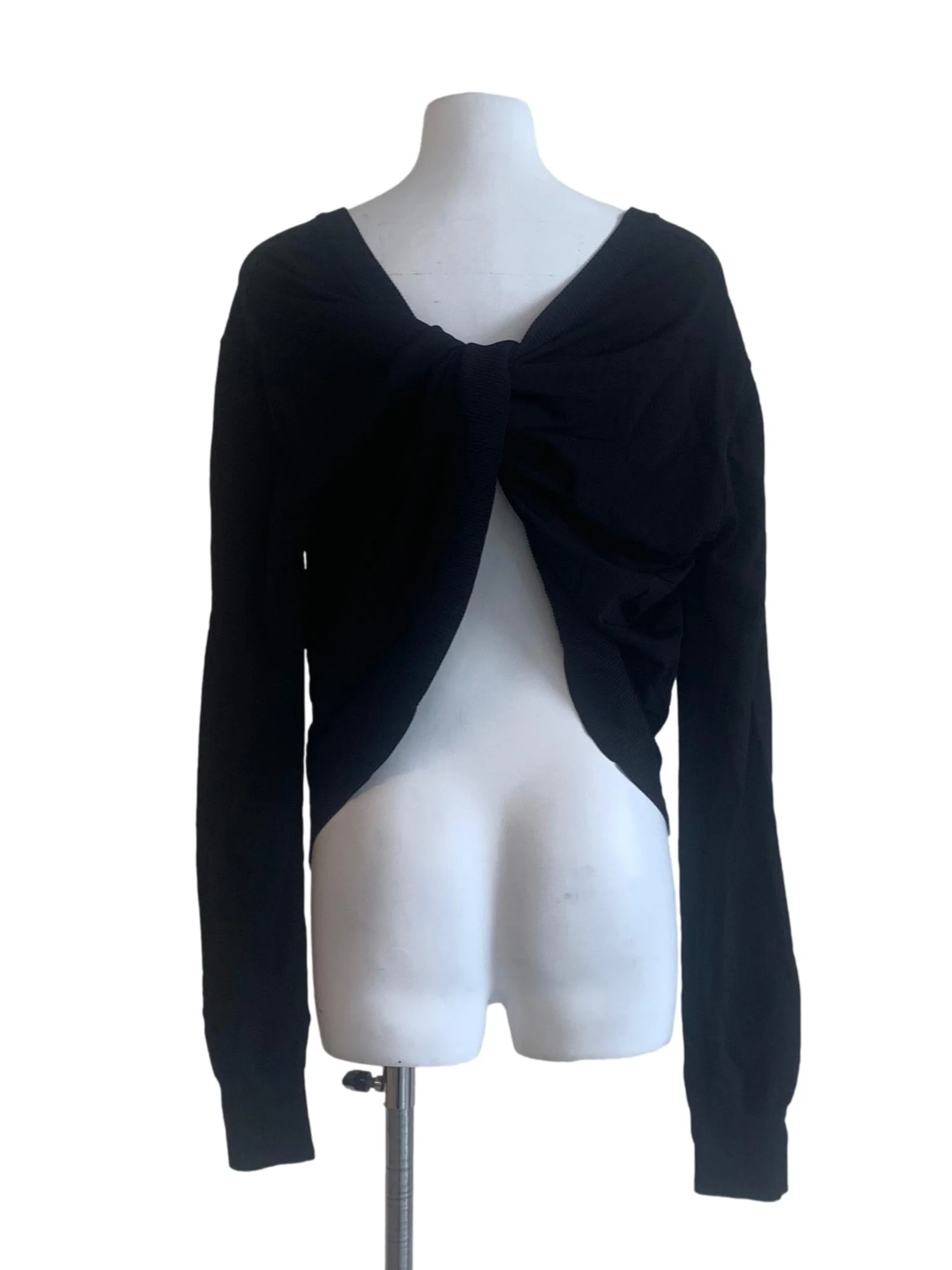 Ink Black Twist Top - Image 2