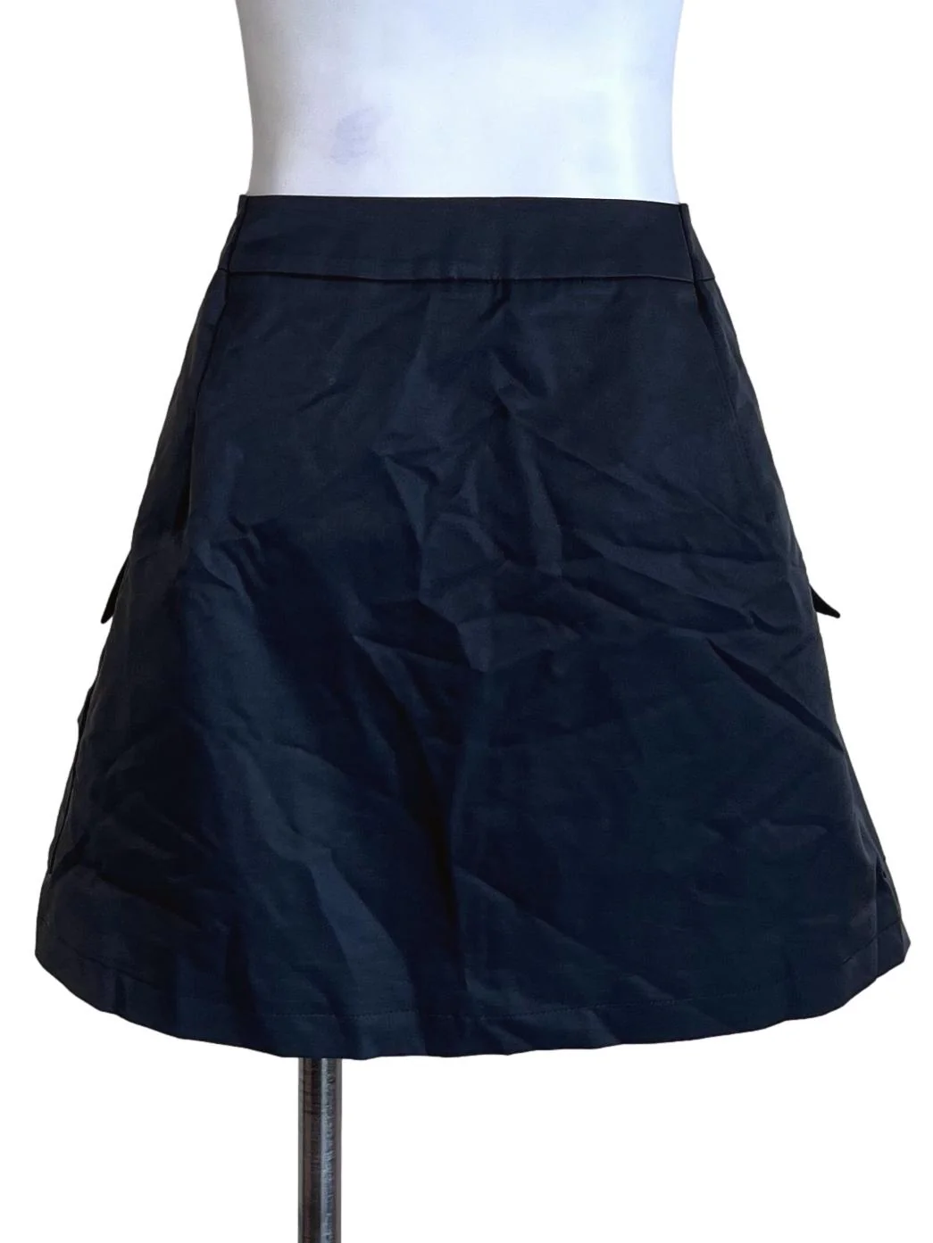 Iron Grey Pocket Mini Skirt - Image 2