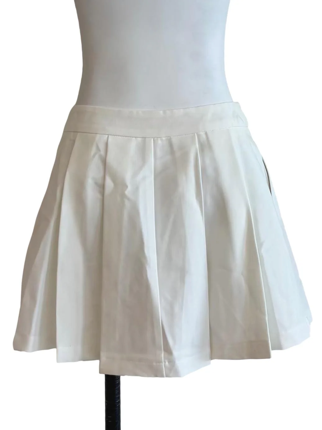 Ivory White Tennis Skirt - Image 2