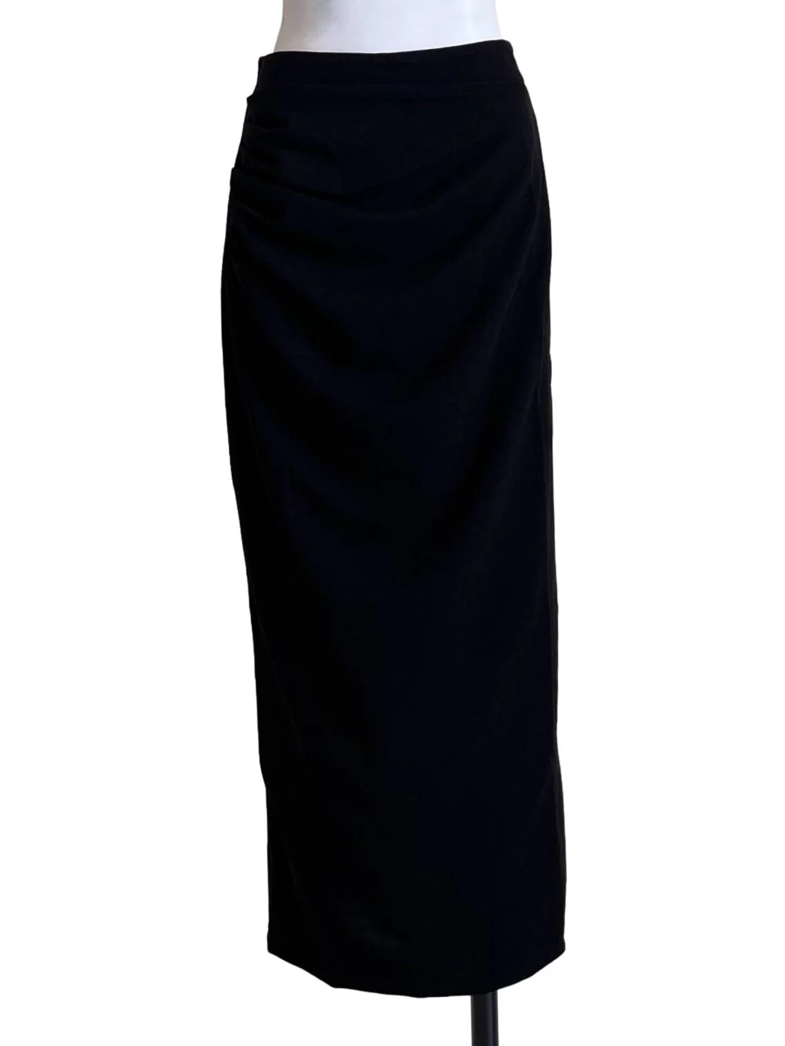 Jade Black Pencil Skirt