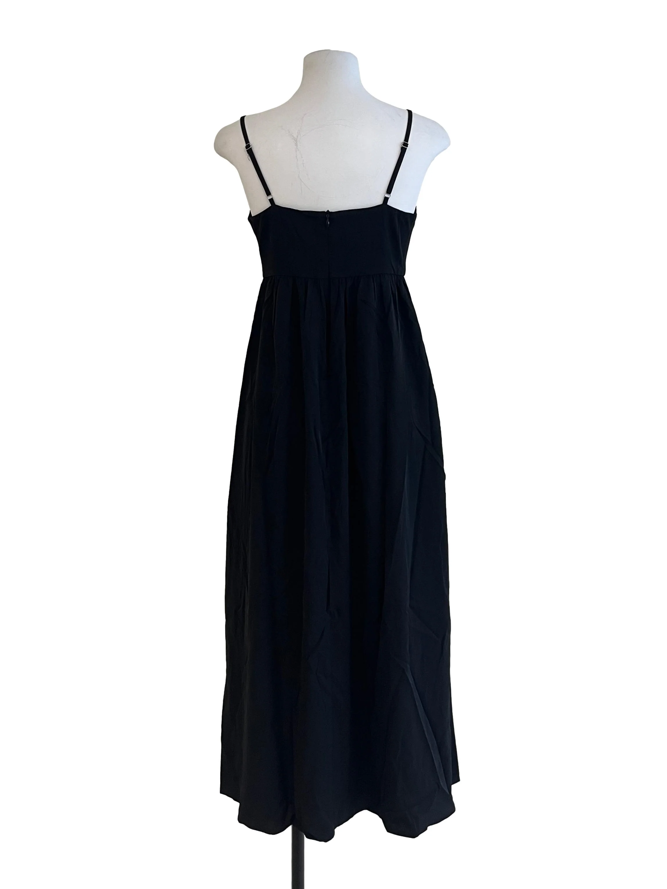 Jade Black Sleeveless Dress - Image 2