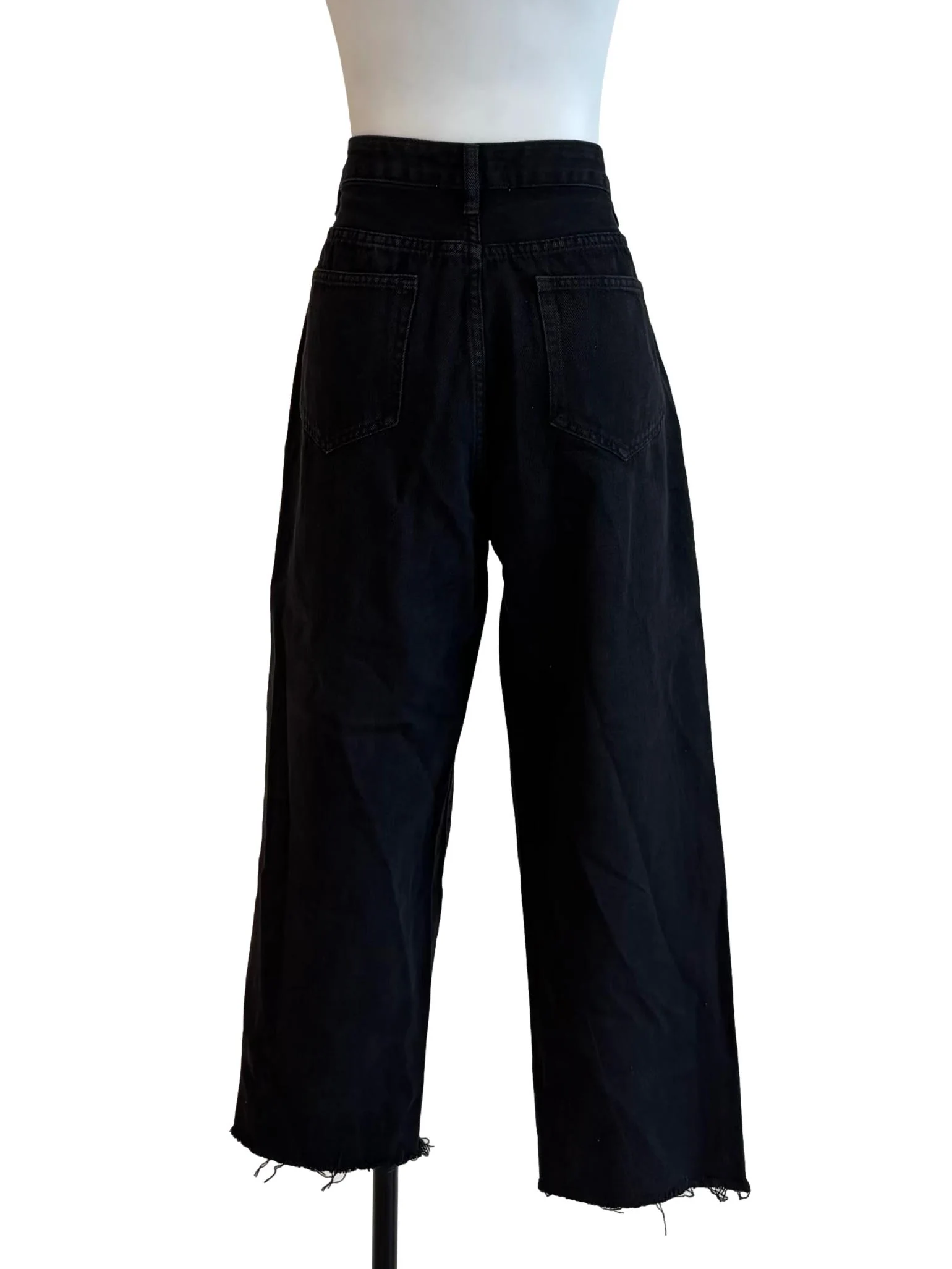 Jade Black Straight Jeans - Image 2
