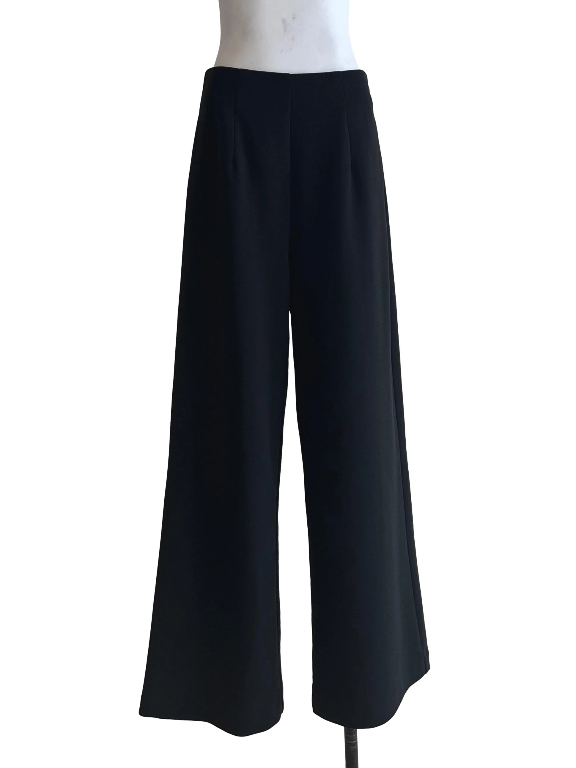 Jade Black Wide Leg Pants