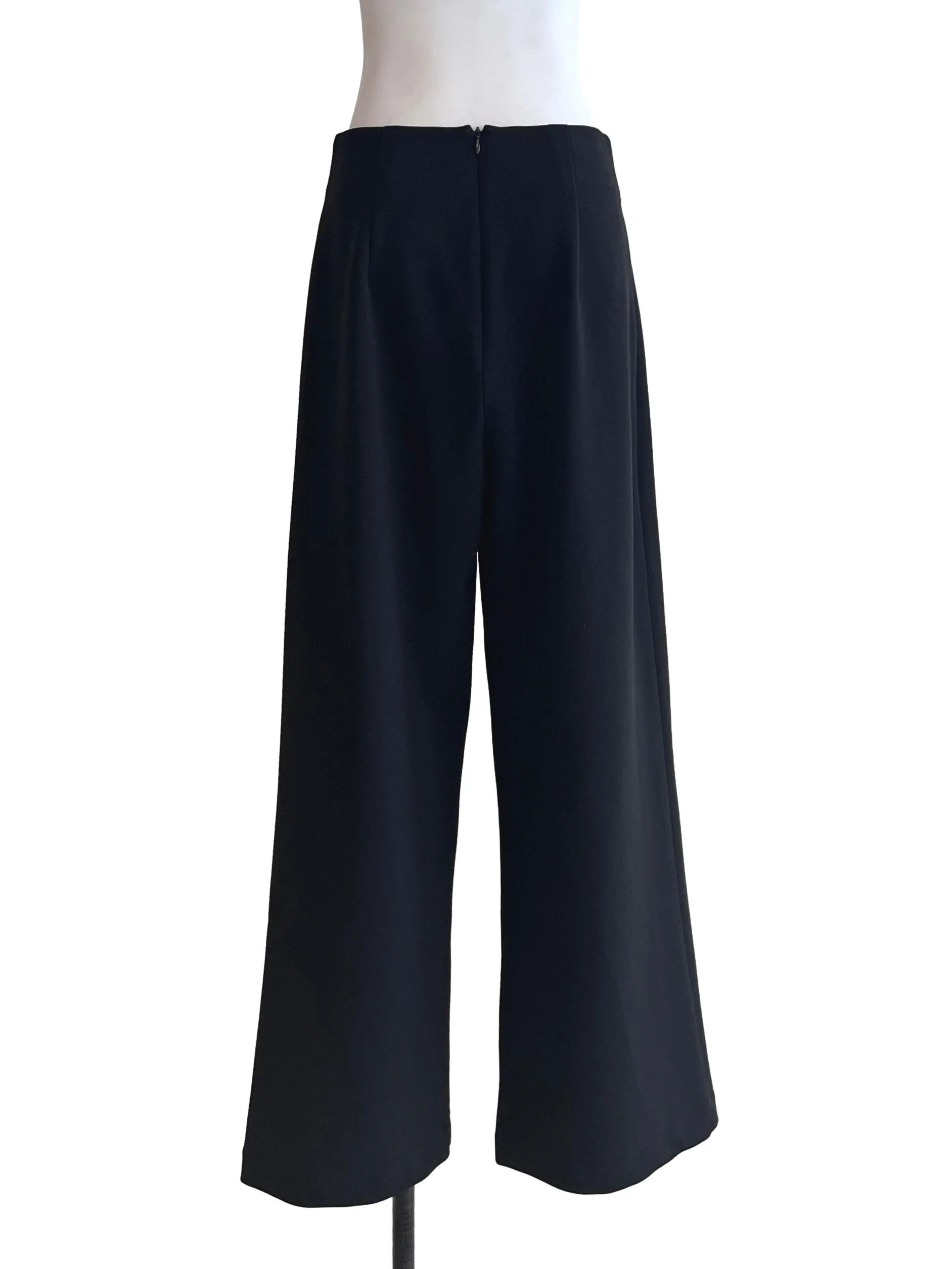 Jade Black Wide Leg Pants - Image 2
