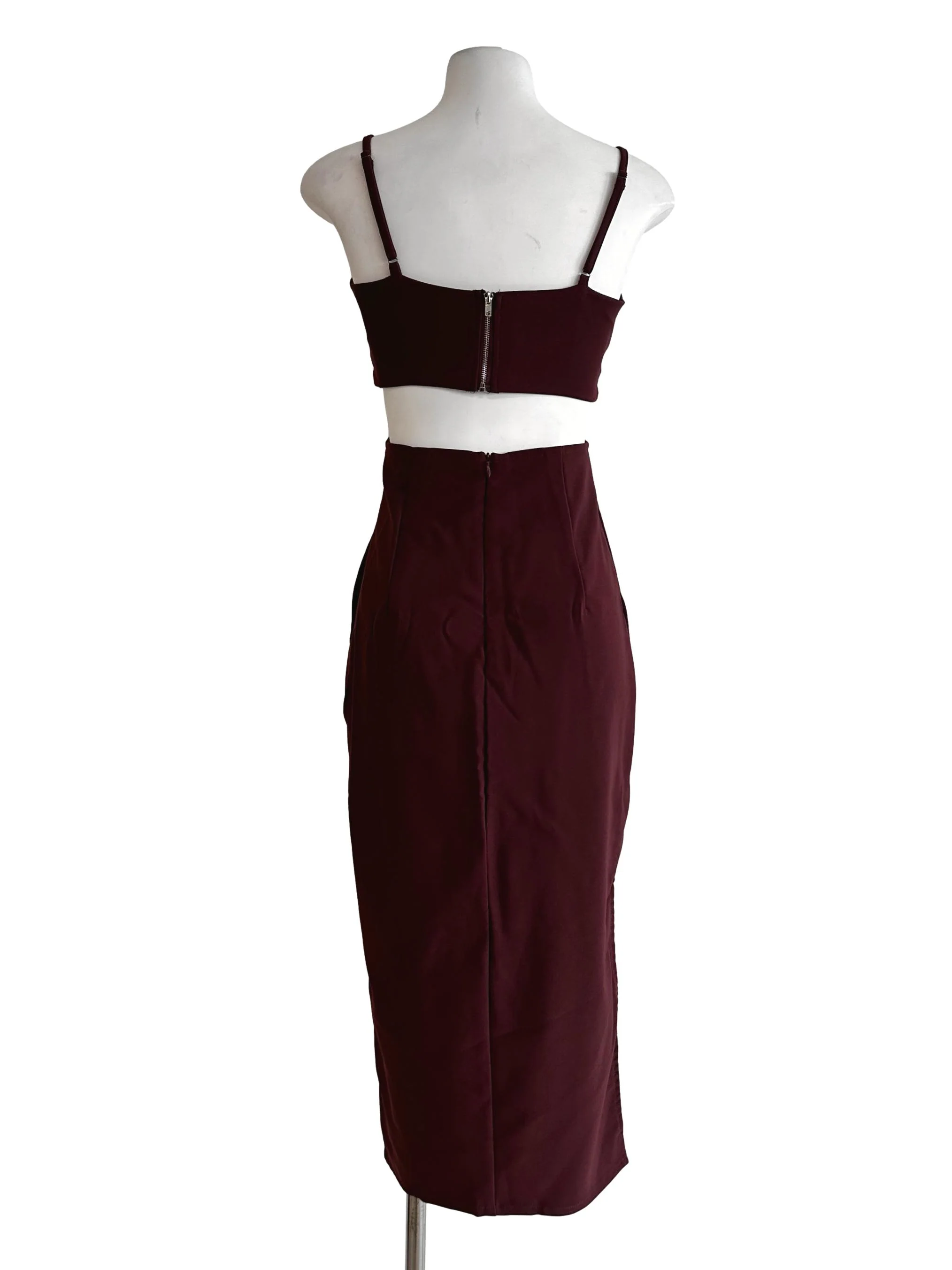 Jam Red Cut-Out Dress - Image 2