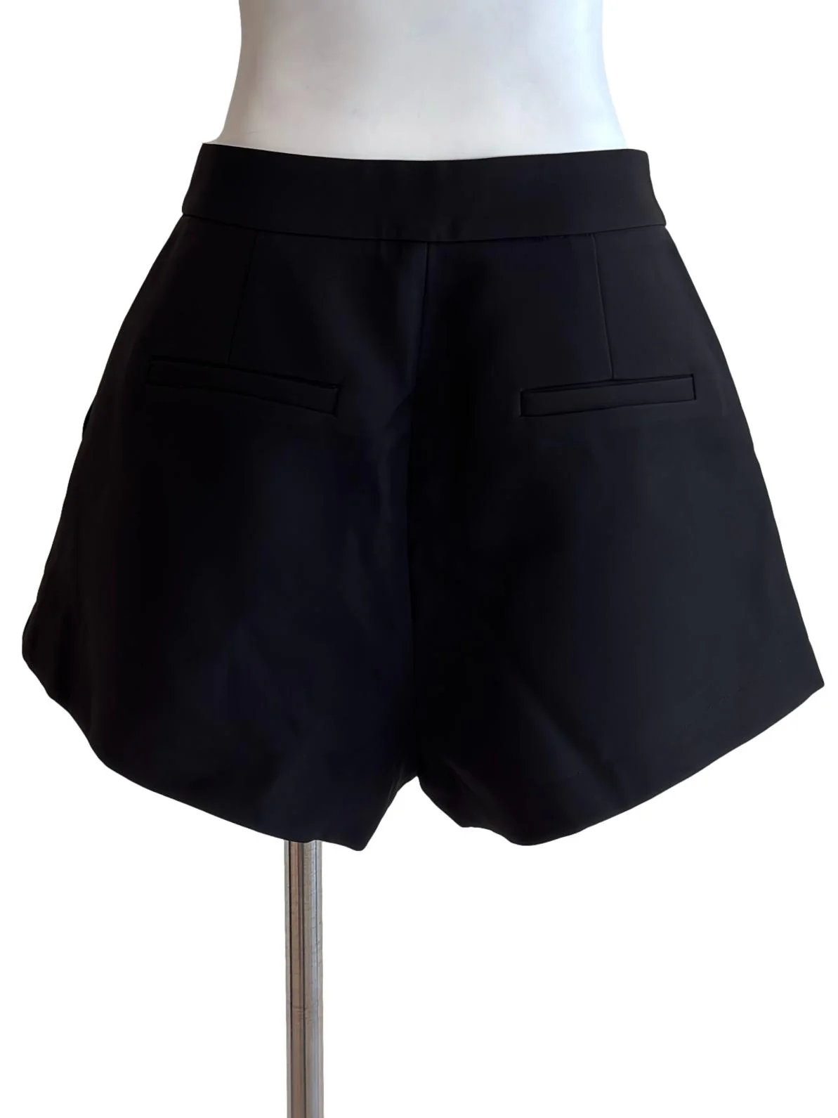 Jet Black Casual Shorts - Image 2