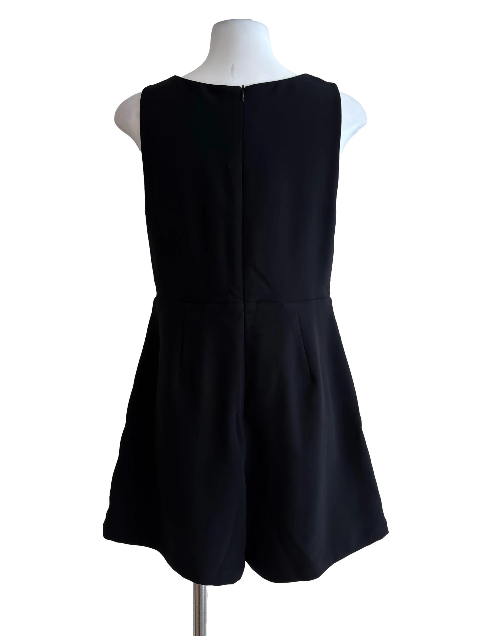 Jet Black Cutout Romper - Image 2