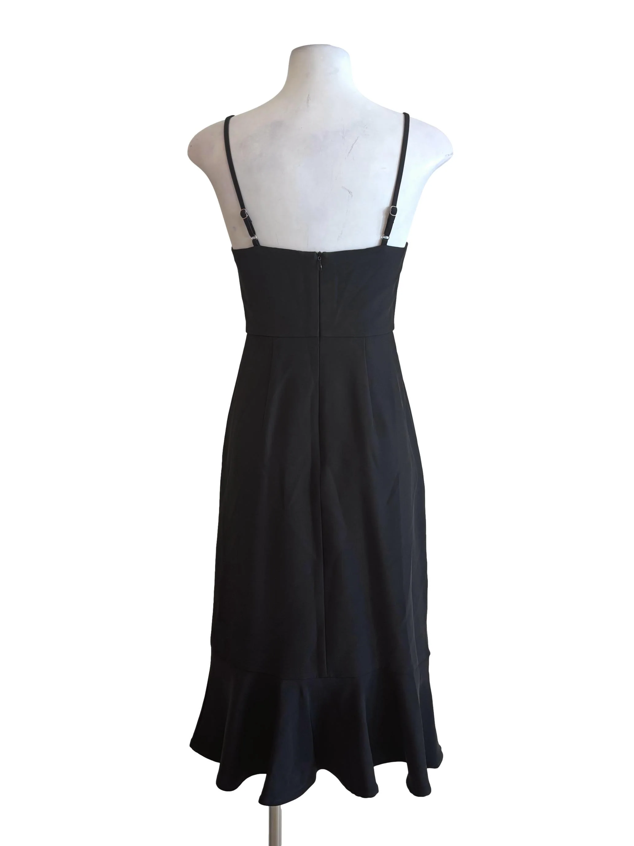 Jet Black Sweetheart Camisole Dress - Image 2