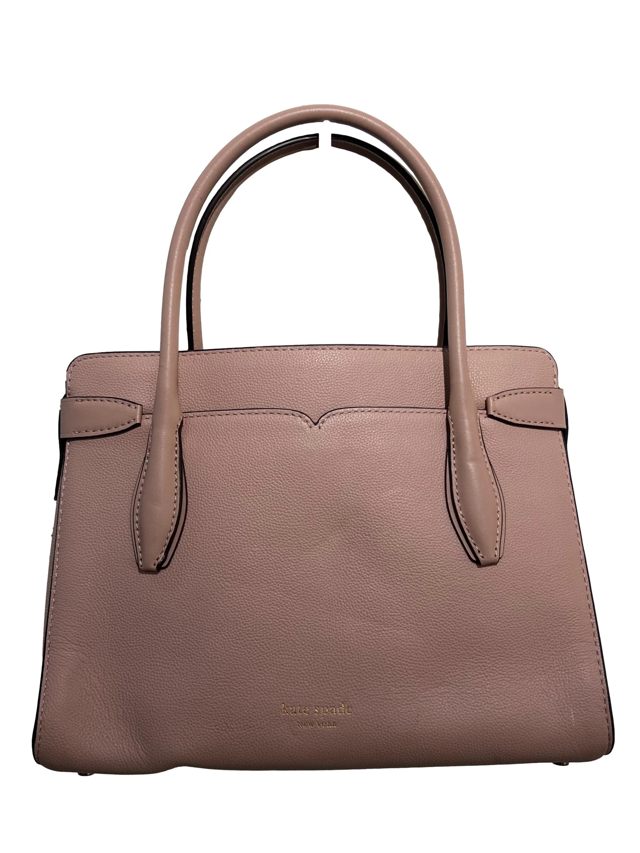 Kate Spade Toujours Medium Leather Satchel In Flapper Pink