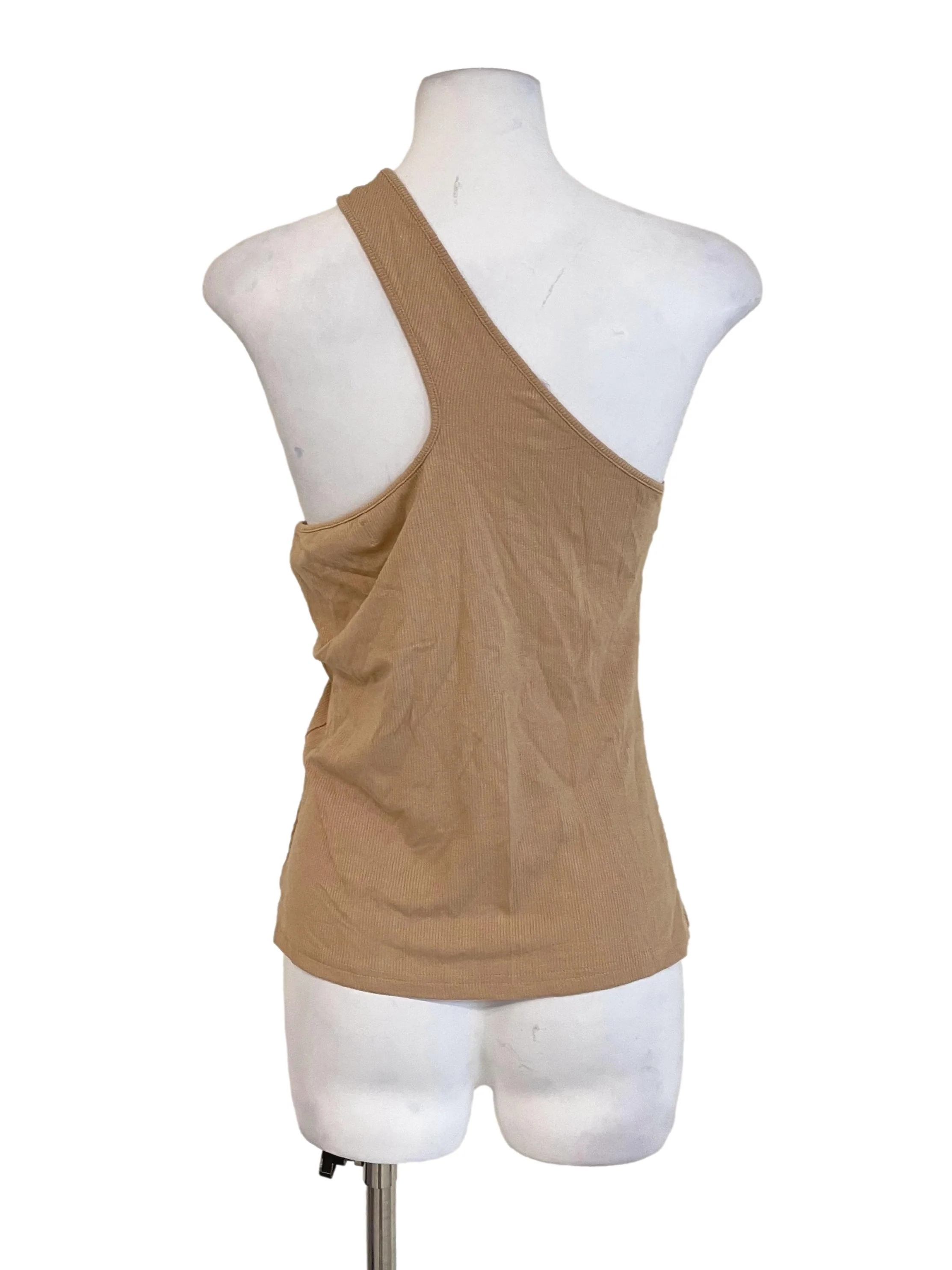 Khaki Angle Single Strap Top - Image 2