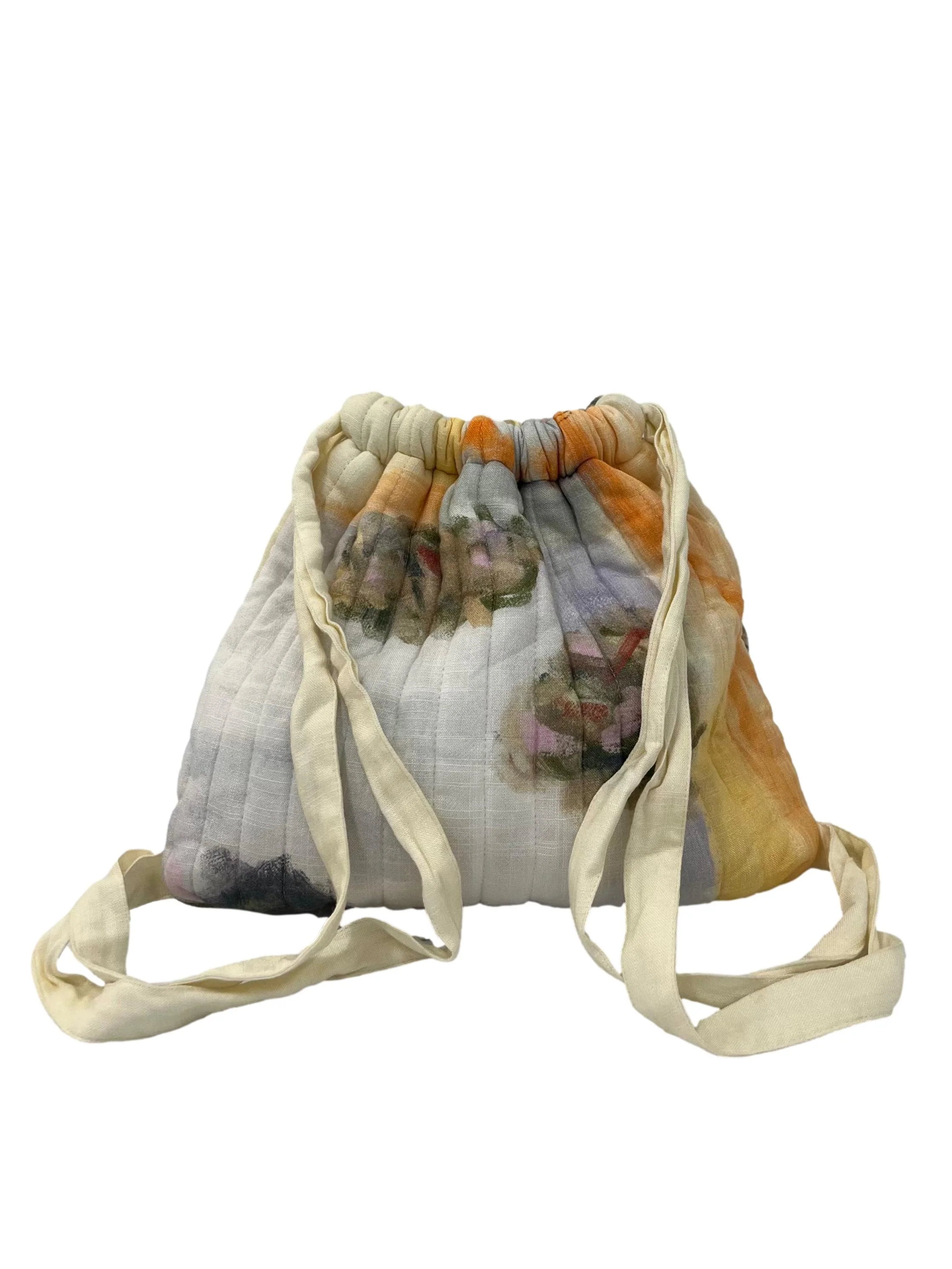 Kids Multicolour Abstract Print Drawstring Bag OSN - Image 2