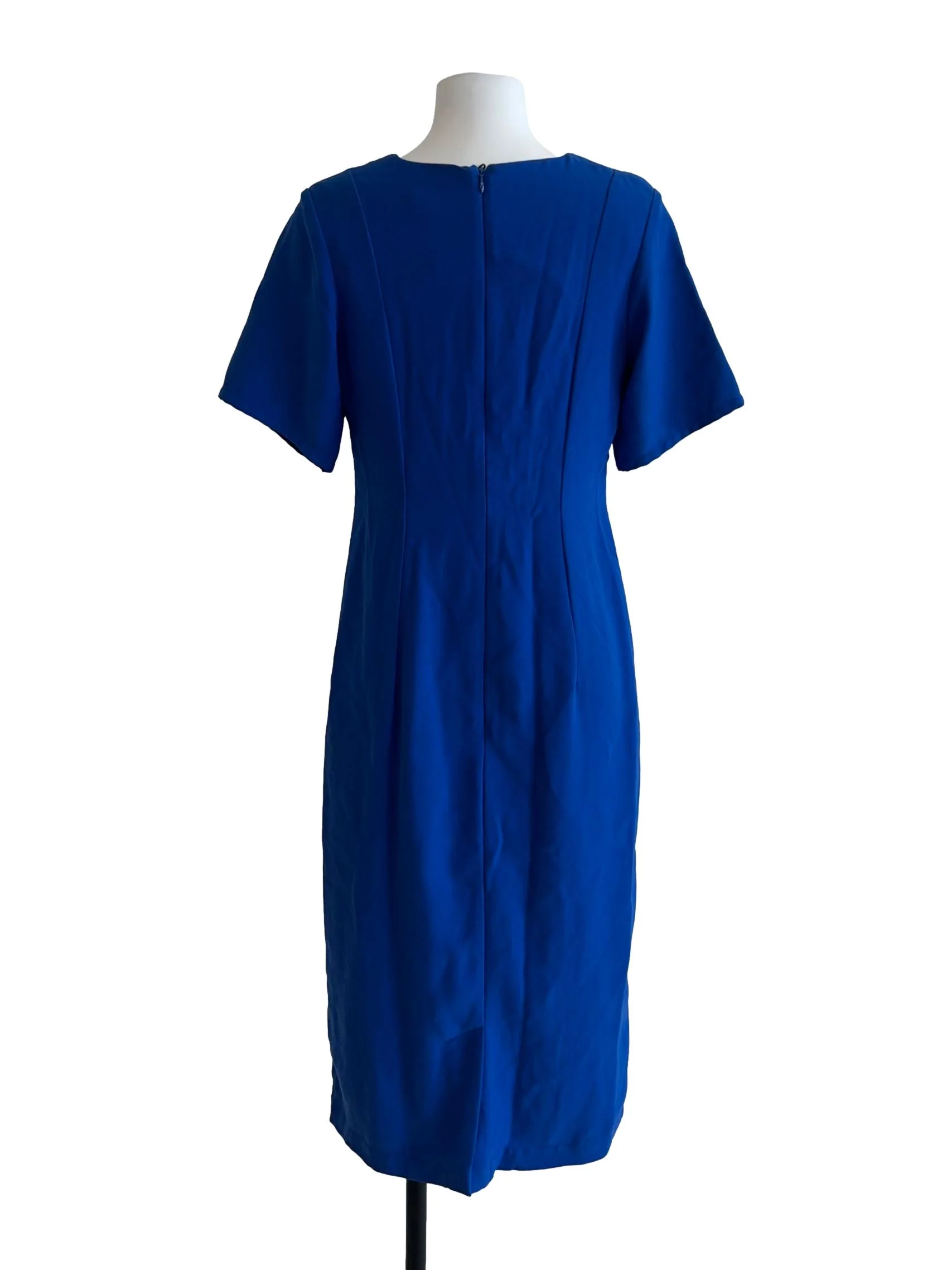 Lapis Blue Sheath Dress - Image 2
