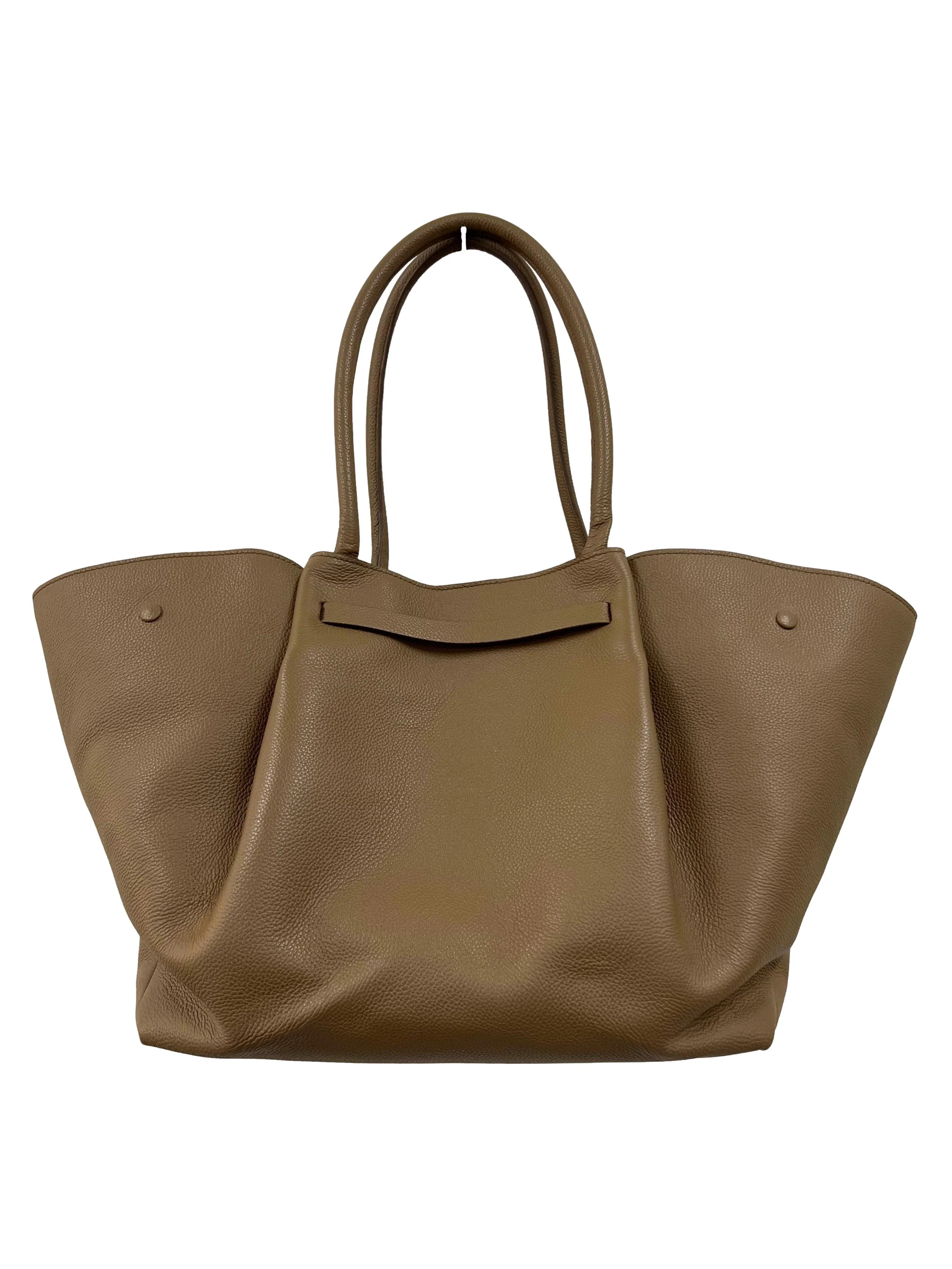 Large Tote Bag In Light Beige - Image 2