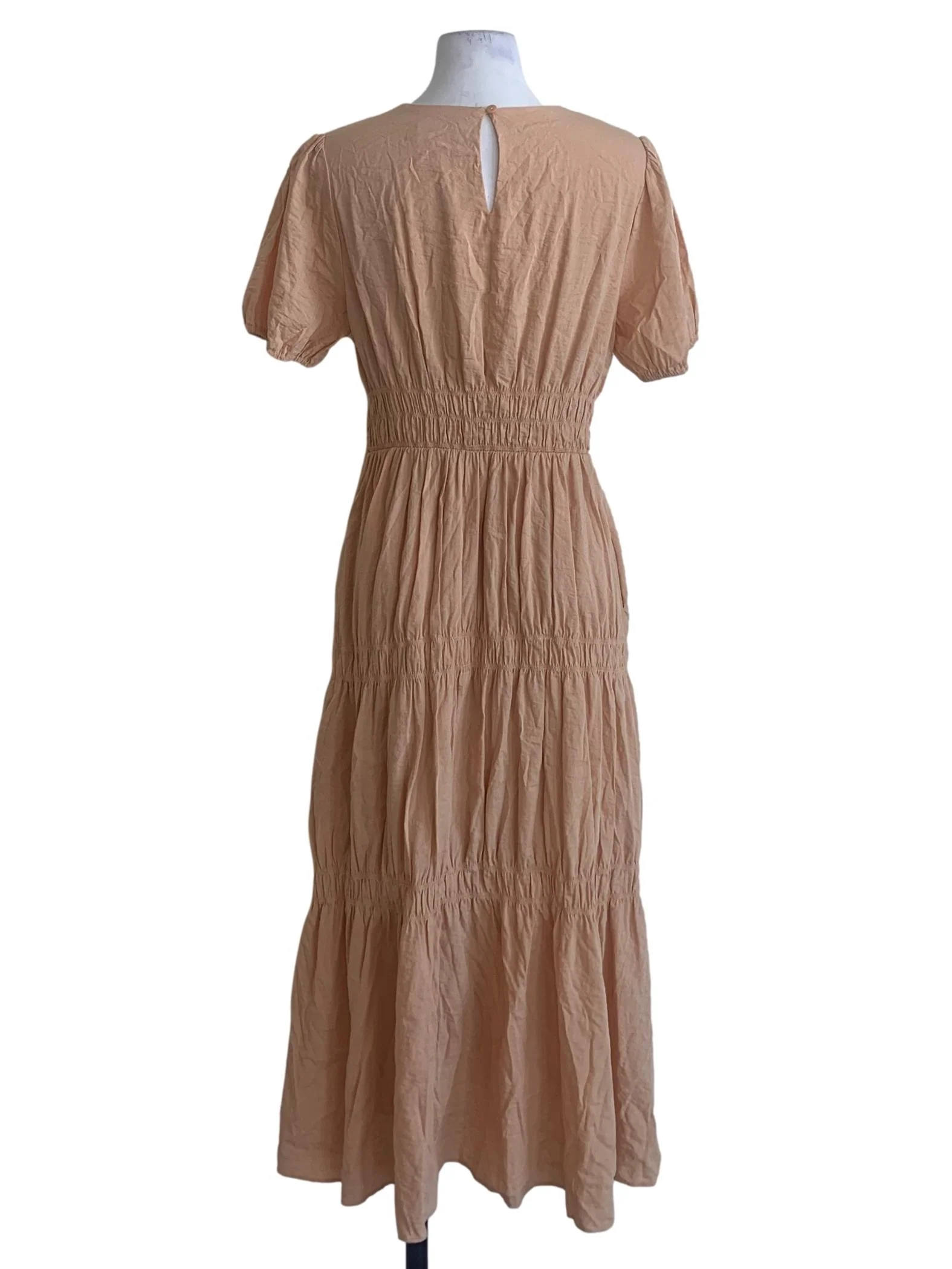 Latte Beige Dropwaist Dress - Image 2