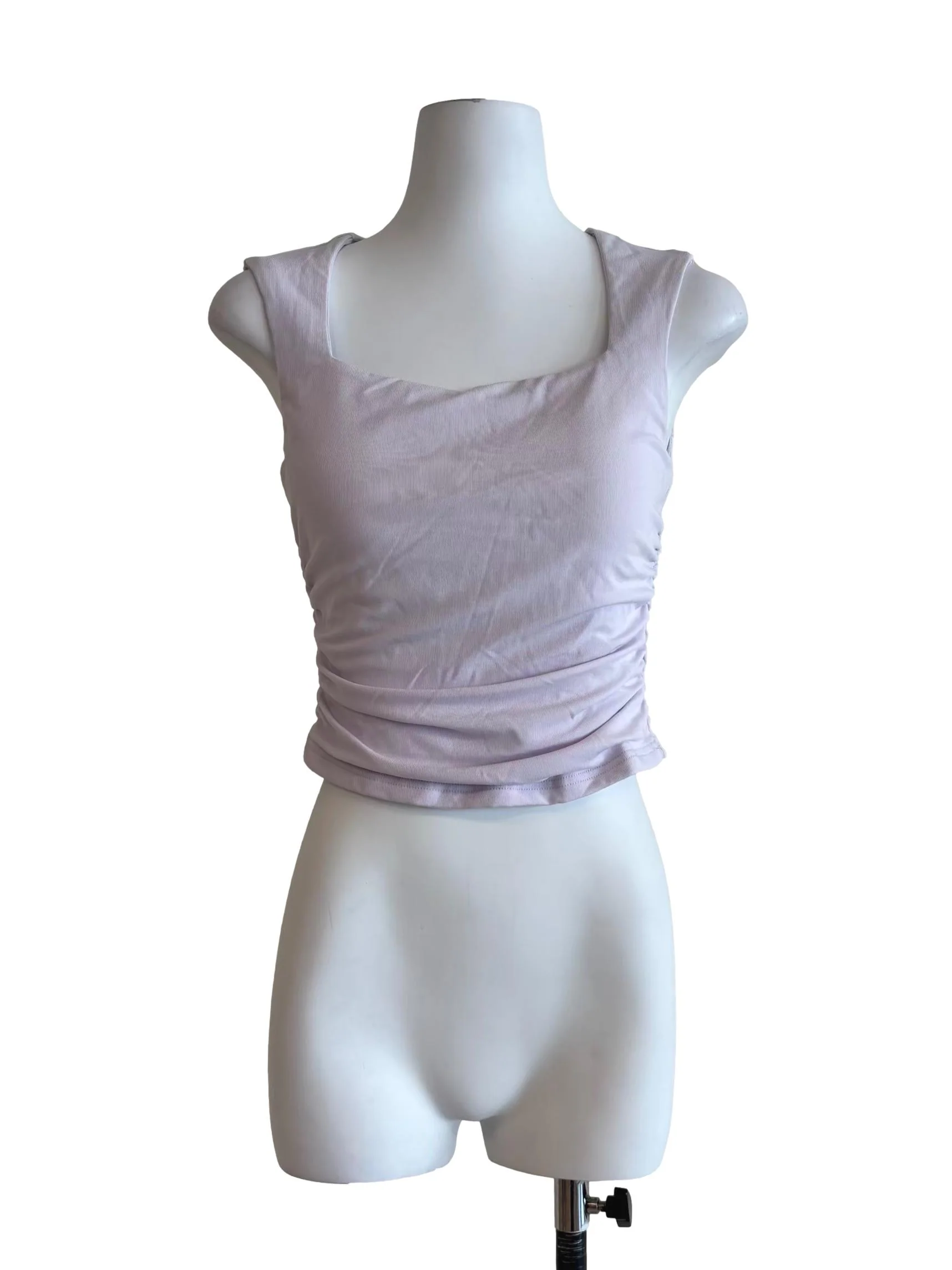 Lavender Fitted Tank Top