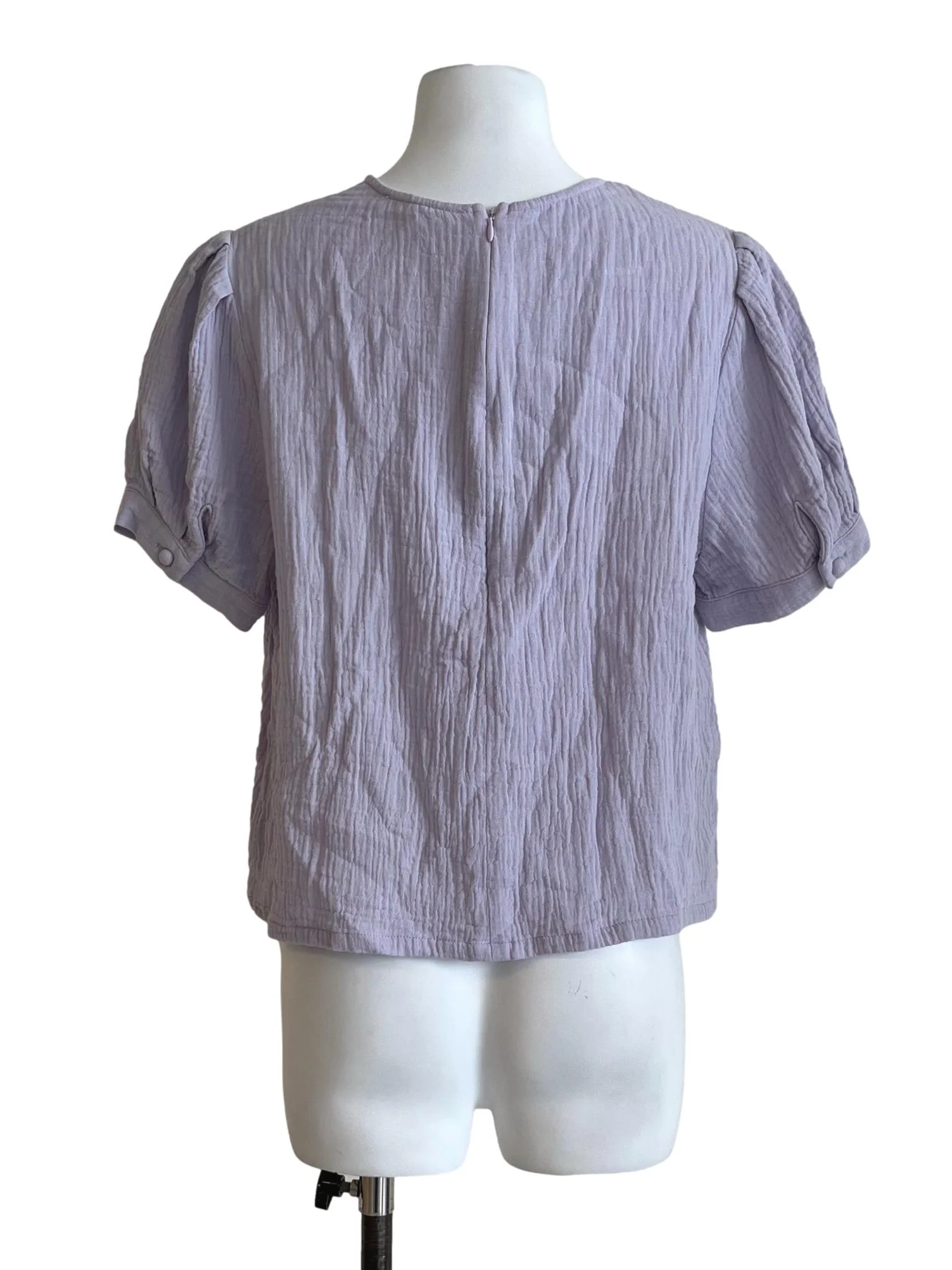 Lavender Purple Textured Top - Image 2
