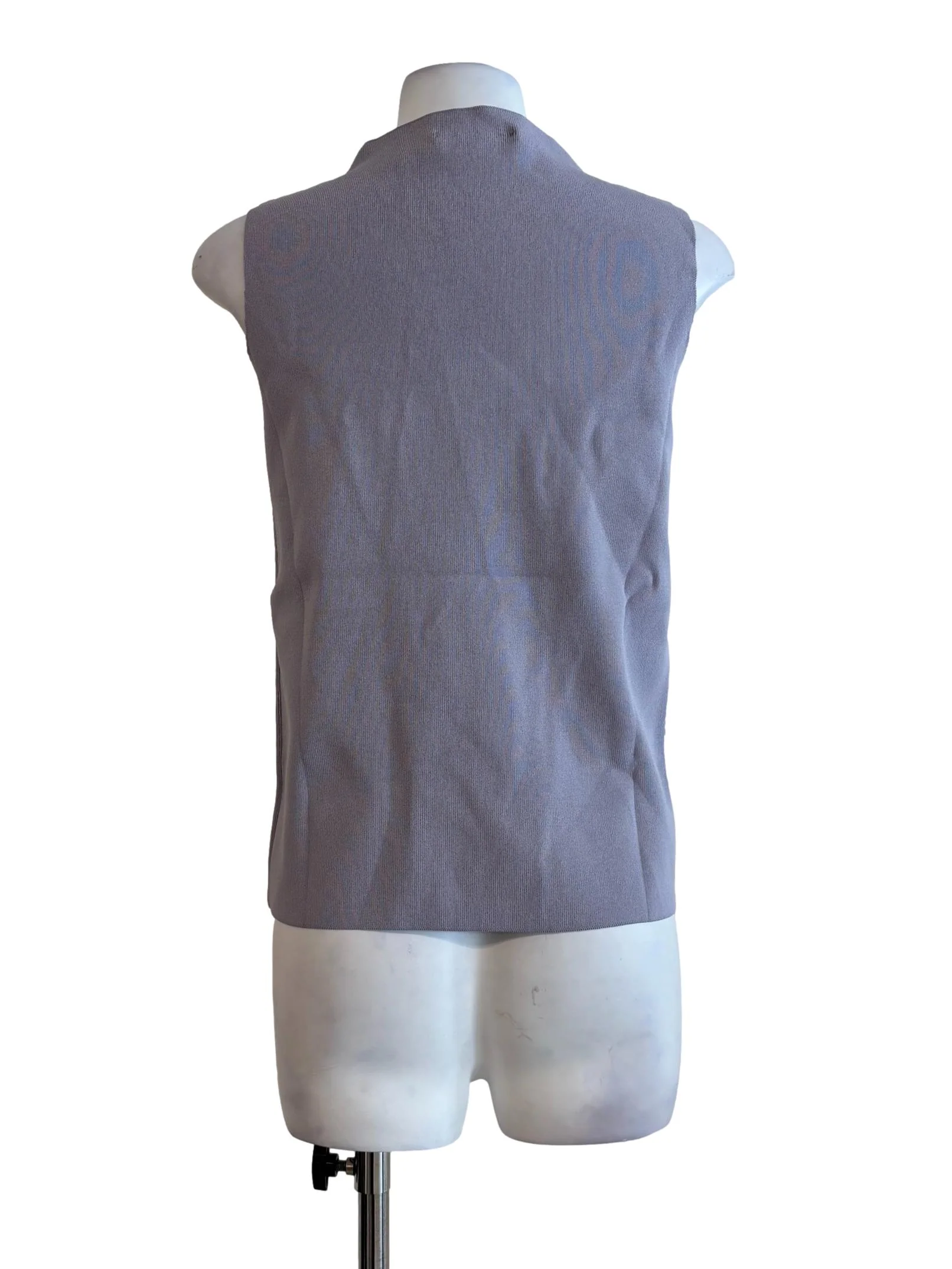 Lavender Sleeveless Knit Top - Image 2