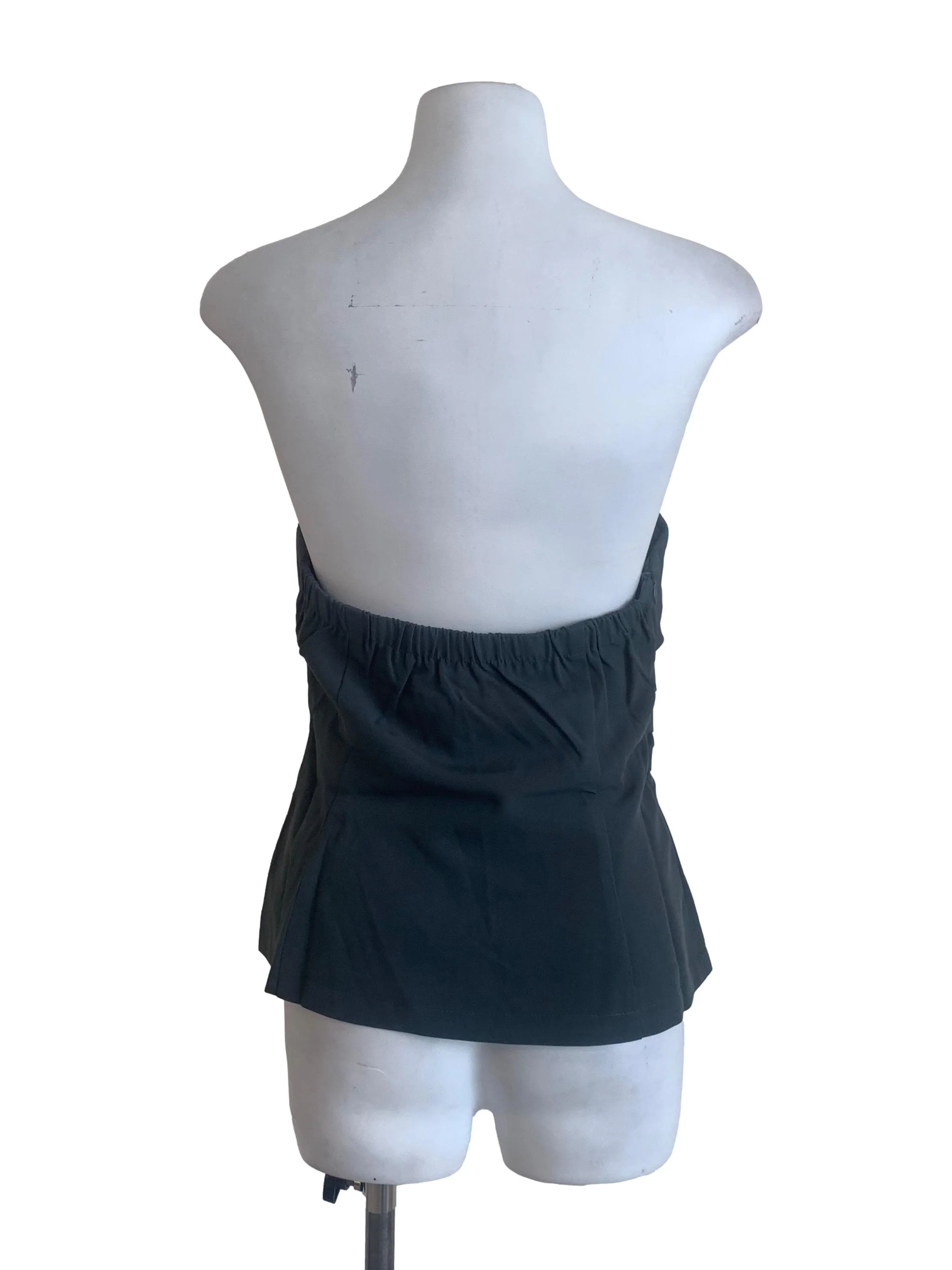 Lead Grey Strapless Top - Image 2