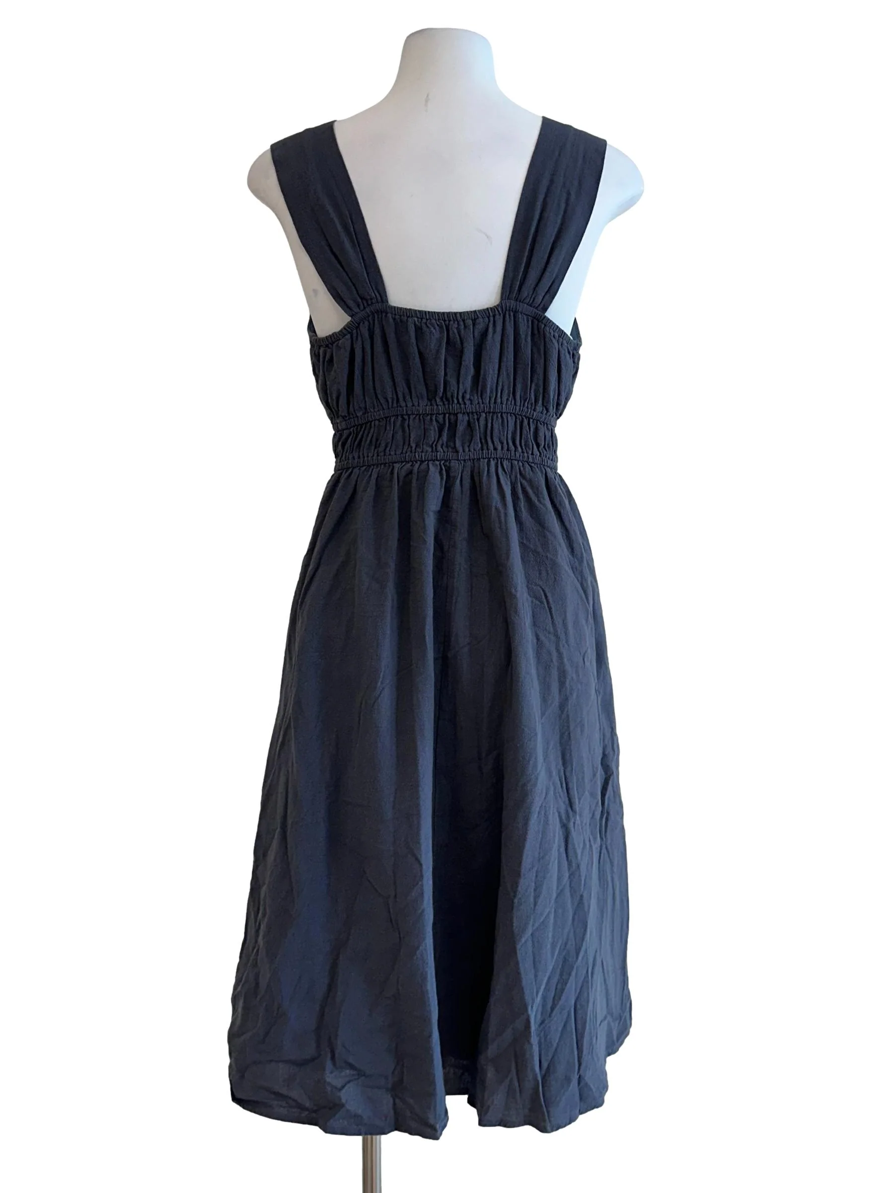 Lead Grey Textured Midi Dress - Image 2