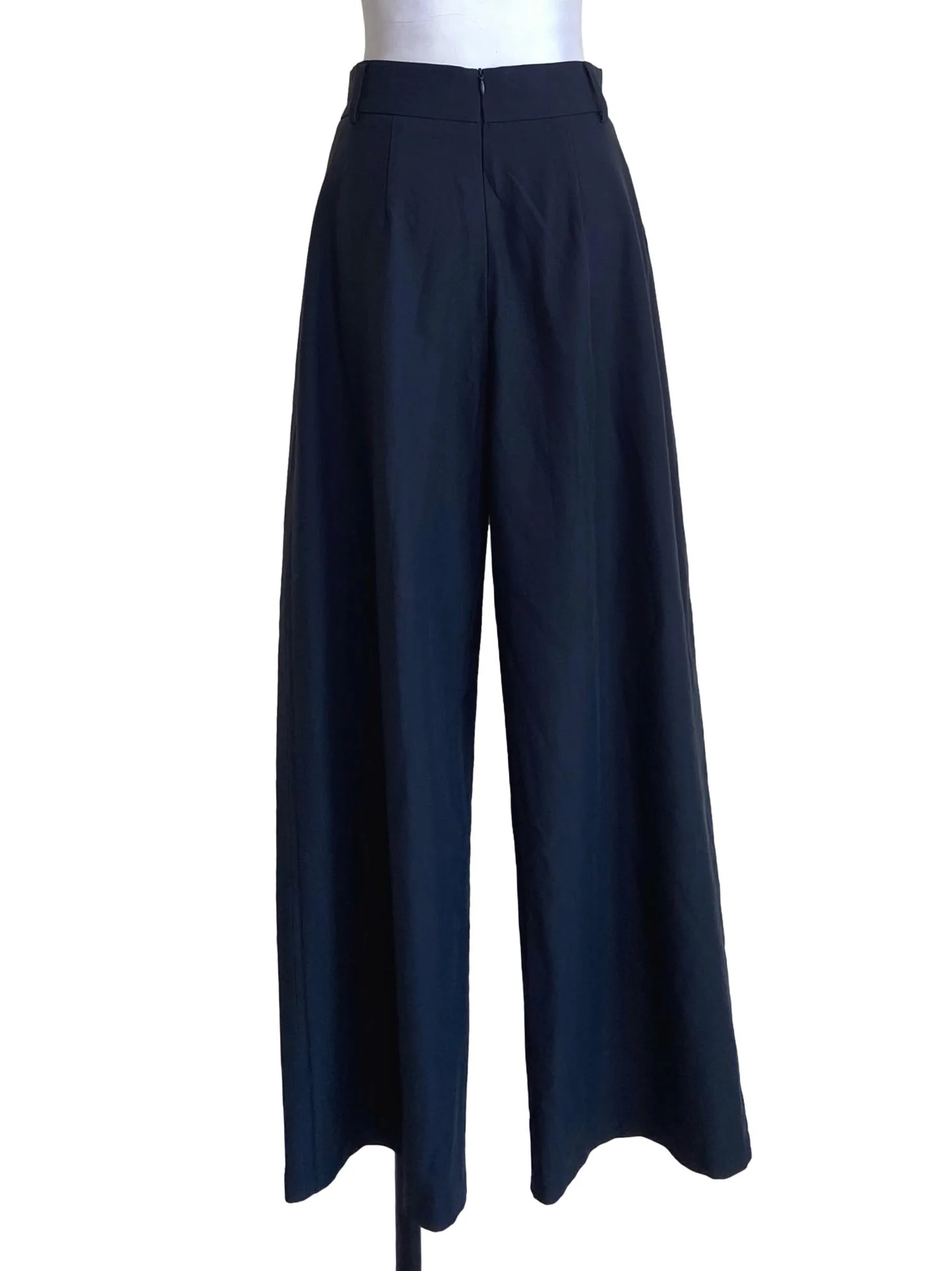 Lead Grey Twill High Waist Formal Pants - Image 2