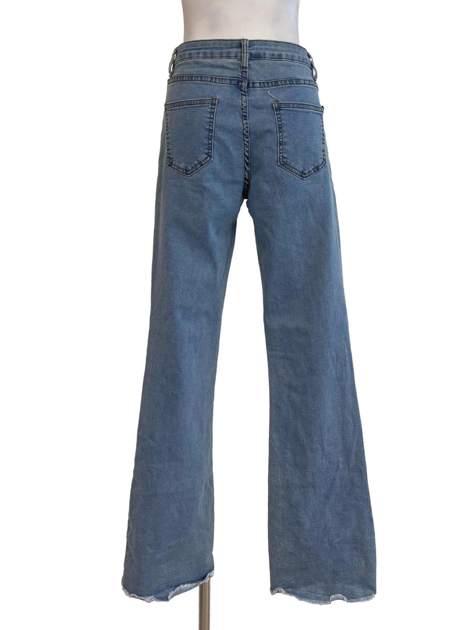 Light Blue Bootcut Jeans - Image 2
