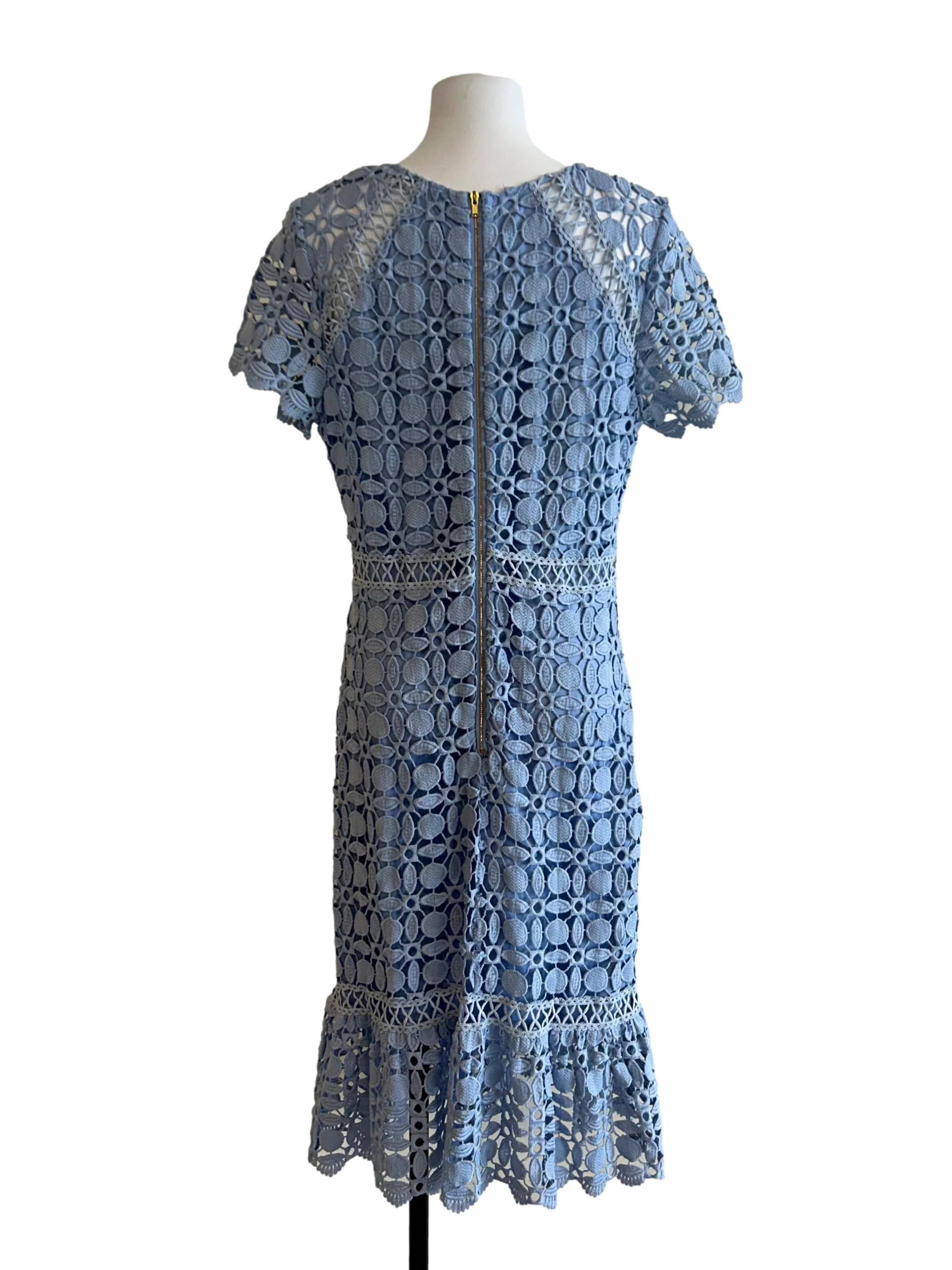 Light Blue Eyelet Dress - Image 2